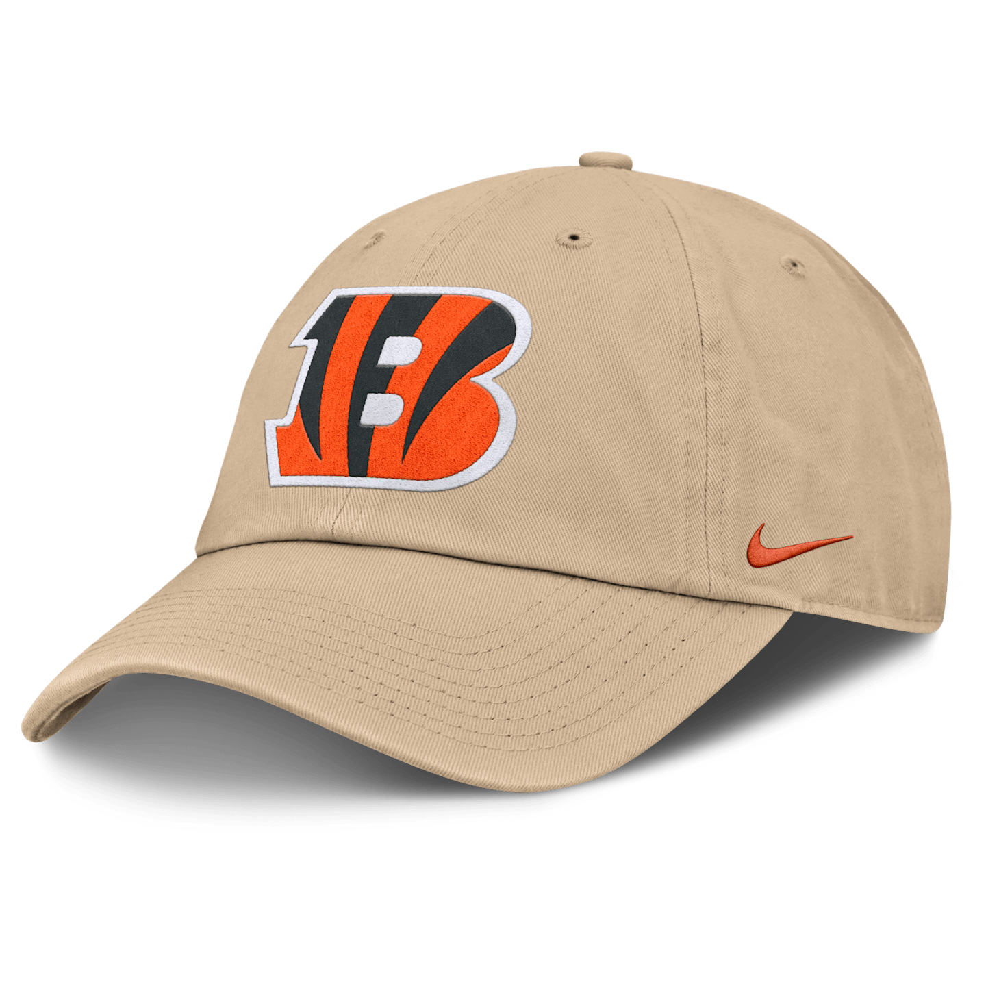 Мужская регулируемая бейсболка Nike Cincinnati Bengals Club NFL, цвет: Пустынный — фото 1