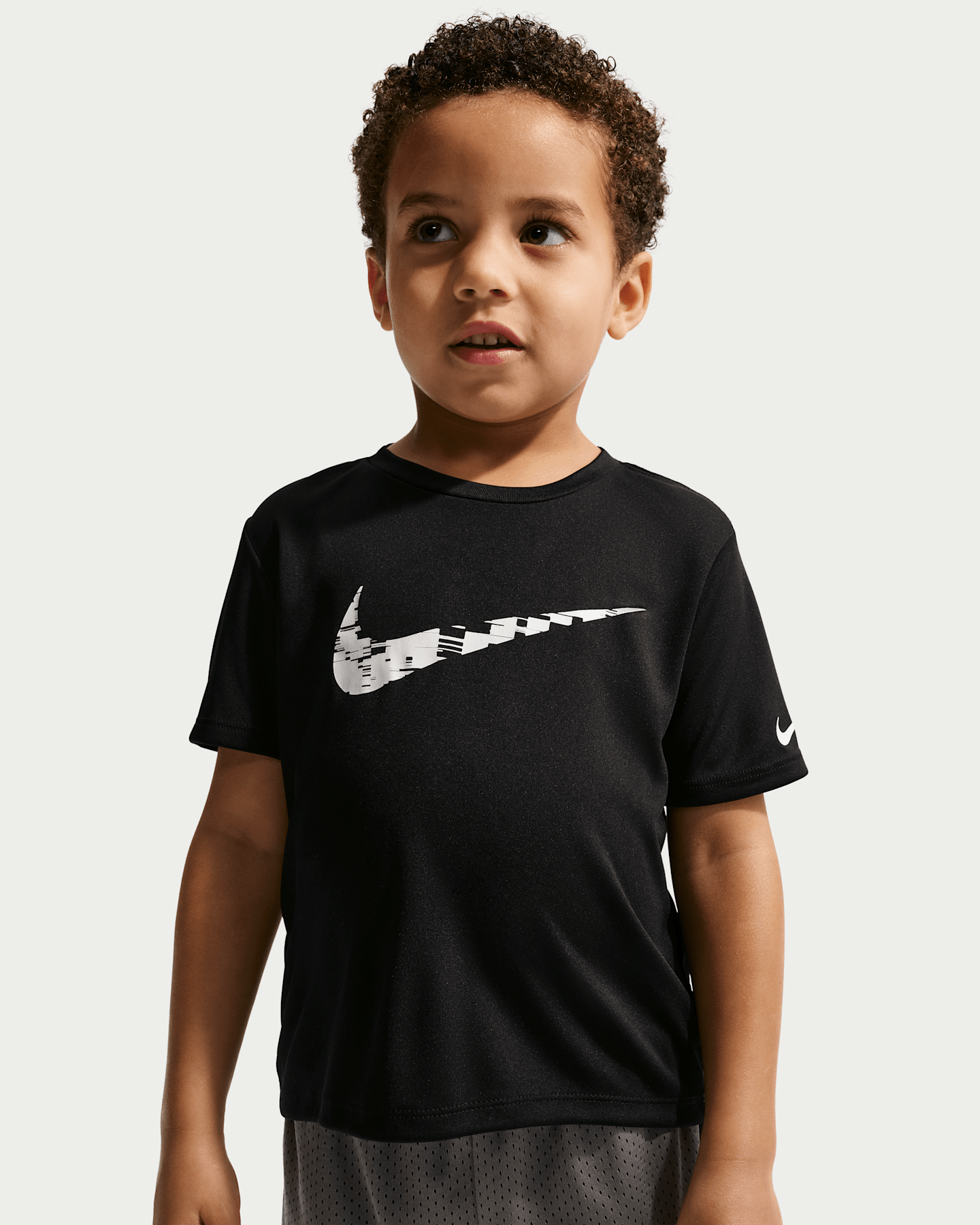 Детская футболка Nike Dri-FIT Trophy Jersey, цвет: Чёрный — фото 6