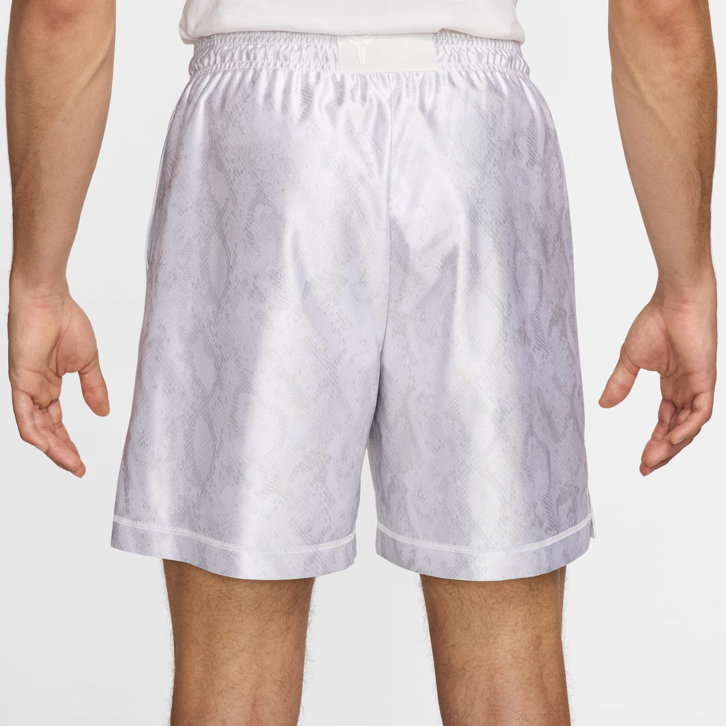 Мужские двусторонние баскетбольные шорты Nike Kobe Dri-FIT Standard Issue, цвет: Белый / Снежный белый — фото 3