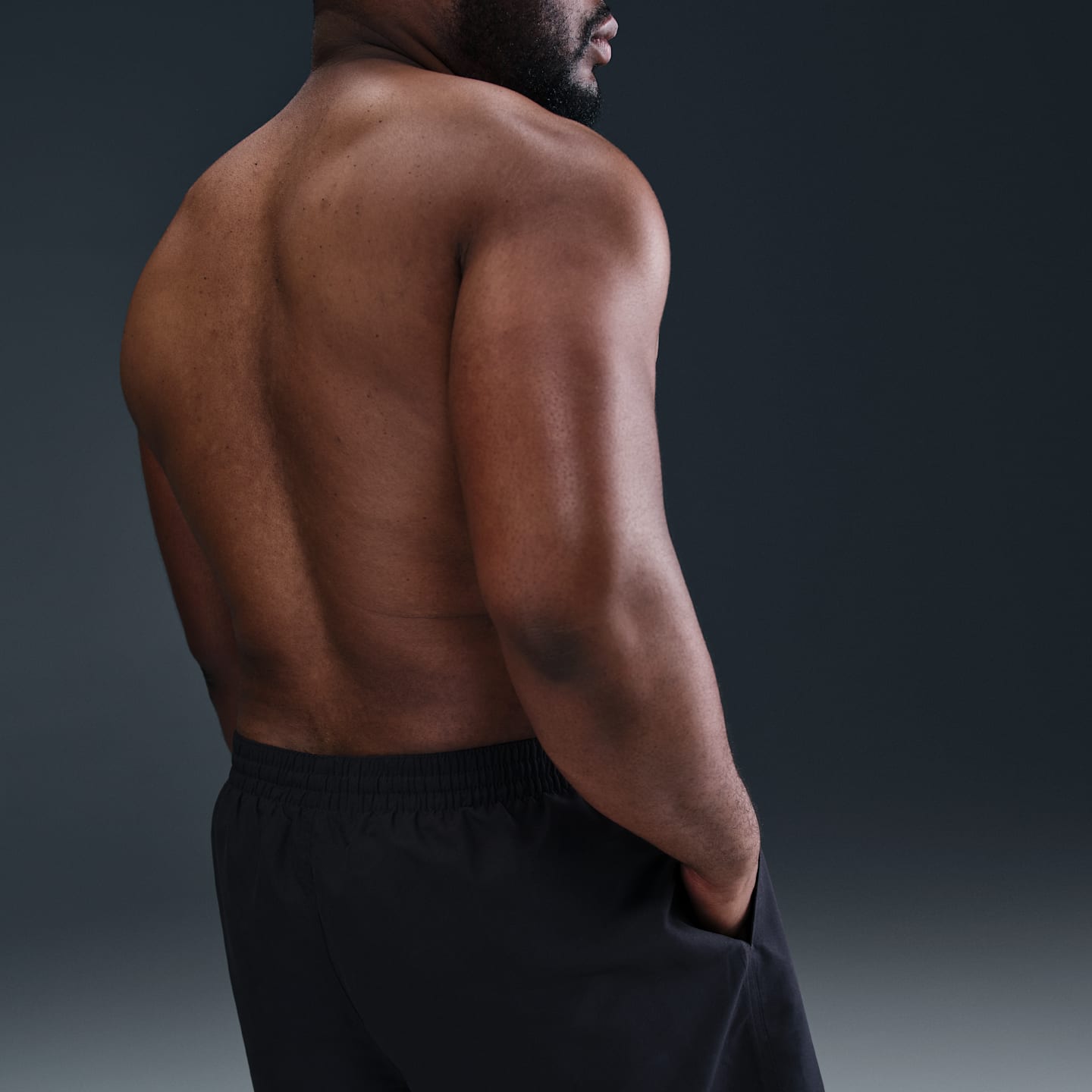Мужские плавательные шорты Nike Swim Breaker Essential, 7", большие размеры, цвет: Чёрный — фото 3