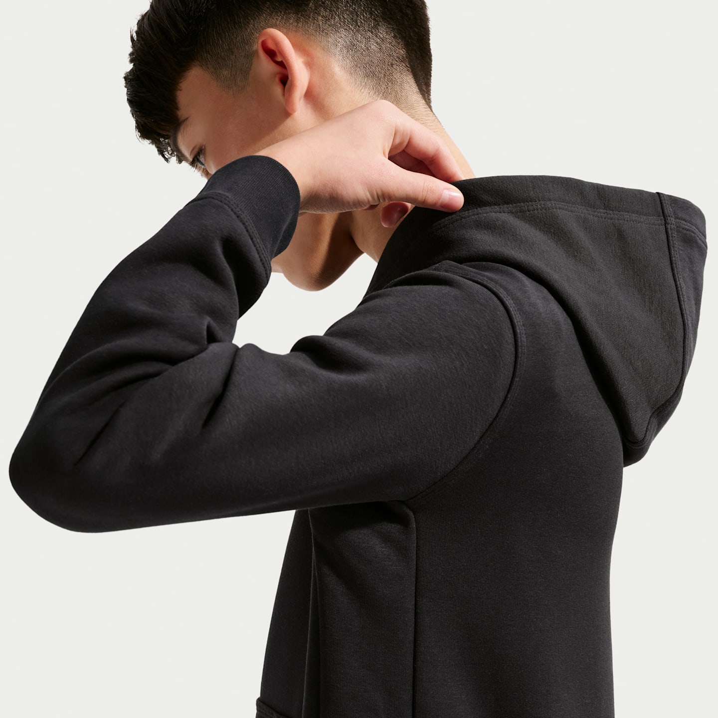 Детское худи Nike для волейбола, цвет: Чёрный — фото 2