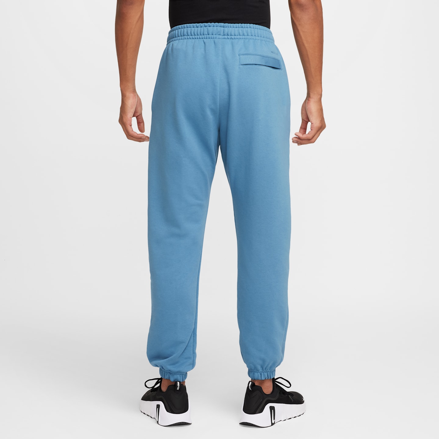 Мужские флисовые джоггеры Nike Swoosh Dri-FIT для фитнеса, цвет: Aegean Storm/Aegean Storm — фото 2
