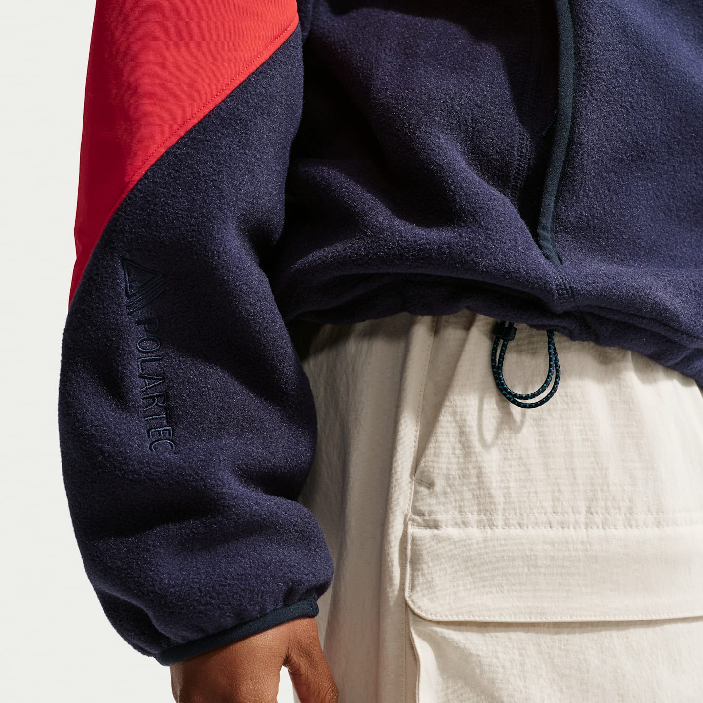 Женская куртка на молнии Nike ACG x United States Olympic Team, цвет: Обсидиановый / Красный — фото 7