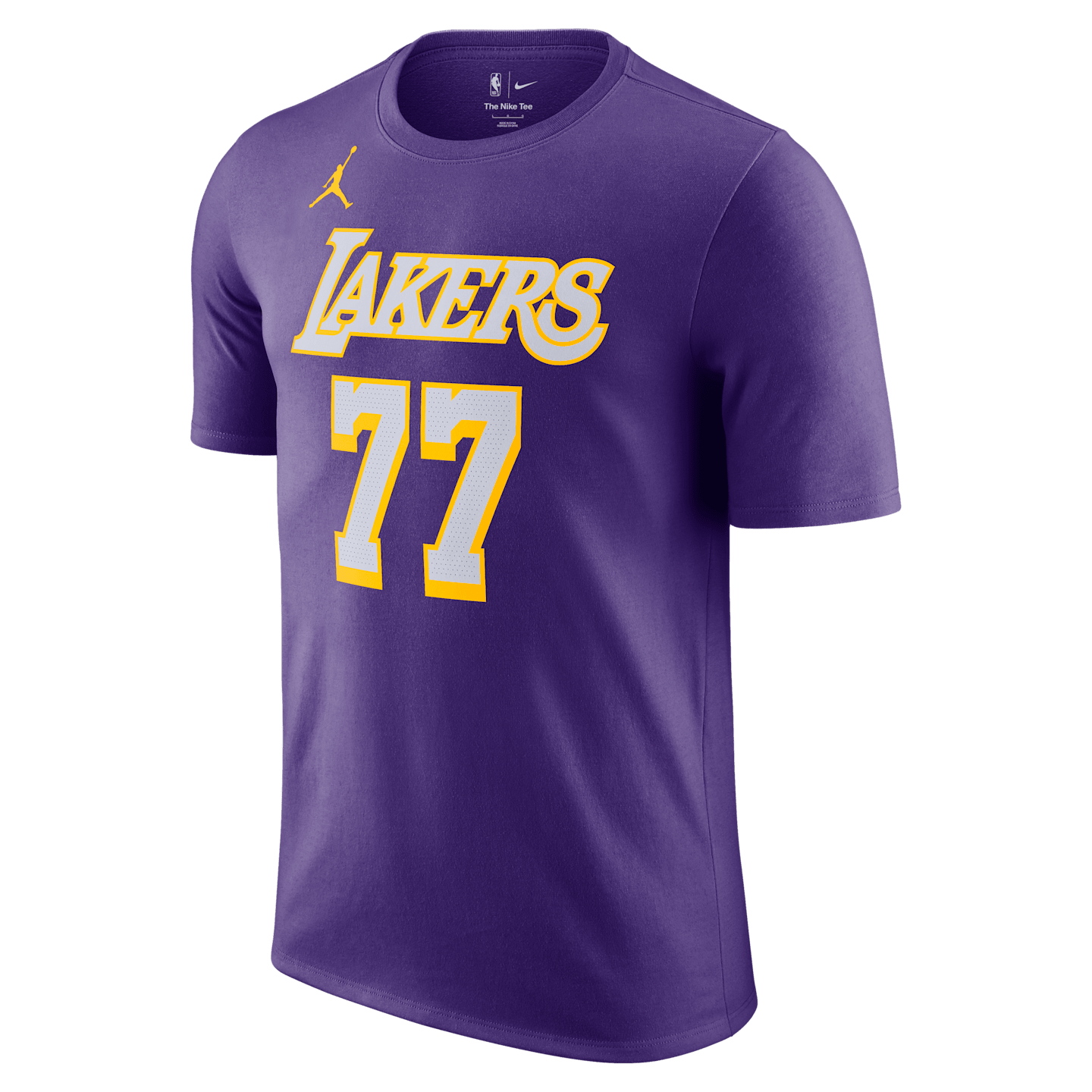 Мужская футболка Nike Los Angeles Lakers Essentials NBA Statement, цвет: Фиолетовый — фото 1