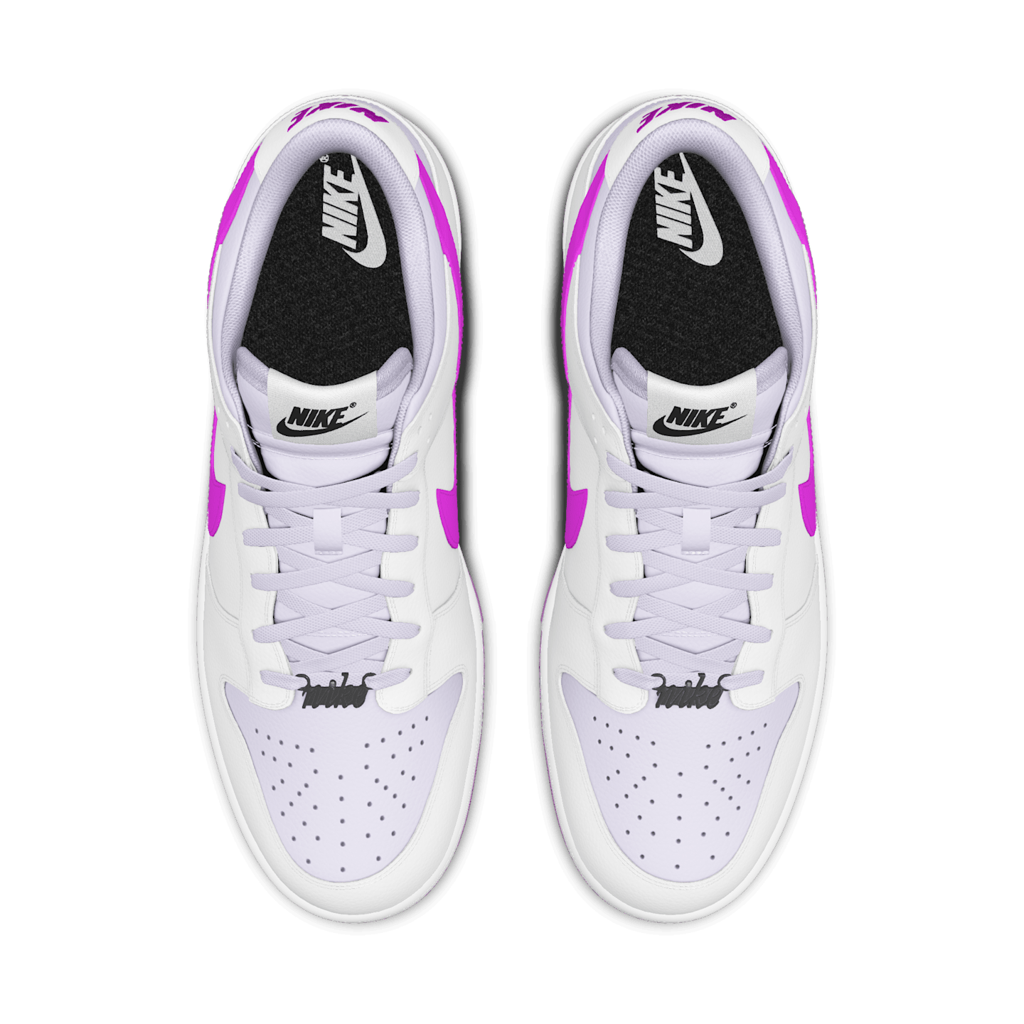 Женские кроссовки Nike Dunk Low Unlocked By You Custom, цвет: Разноцветный — фото 4