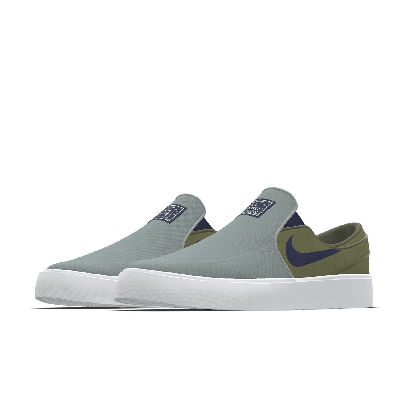 Мужские кроссовки Nike SB Zoom Janoski Slip By You Custom Skate, цвет: Разноцветный — фото 2