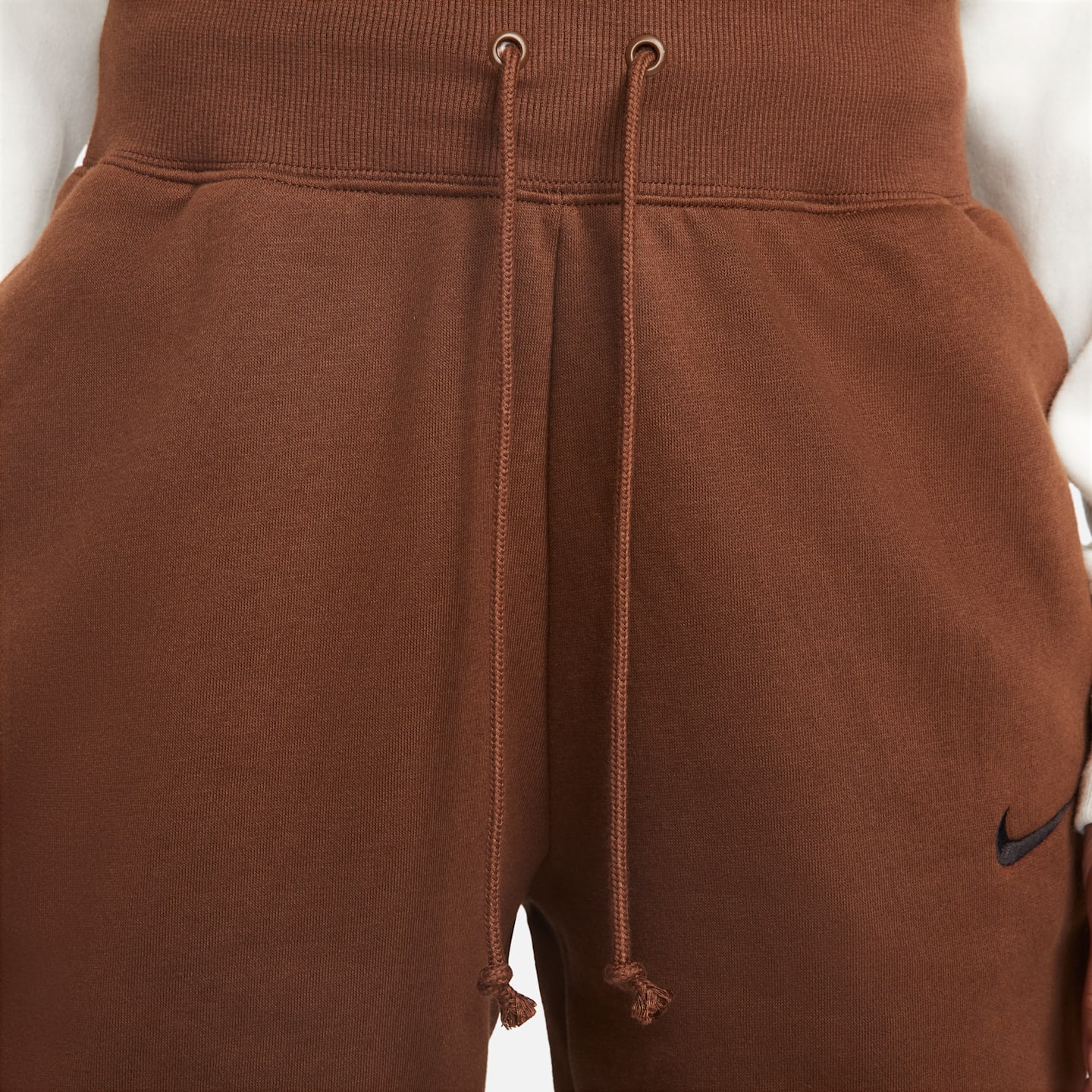 Женские брюки Nike Sportswear Phoenix Fleece High-Waisted, цвет: Какао / Чёрный — фото 3