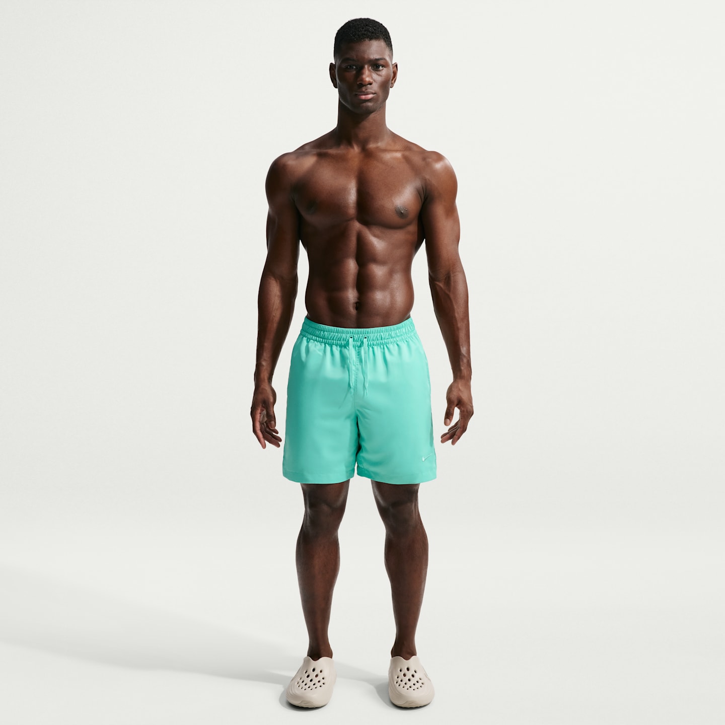 Мужские плавательные шорты Nike Swim Fadeaway Essential, 7", на полной подкладке, цвет: Выбеленный бирюзовый — фото 1