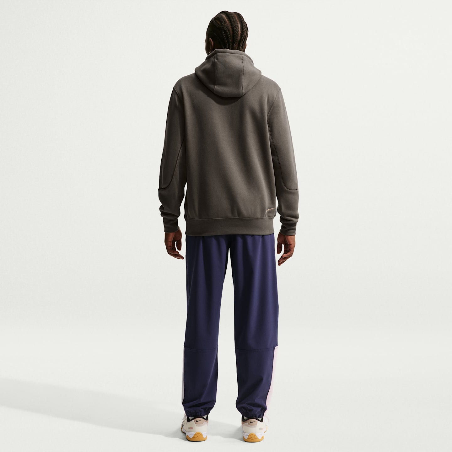 Мужское футбольное худи Nike Club Total 90, цвет: Бордовый / Золотой — фото 5