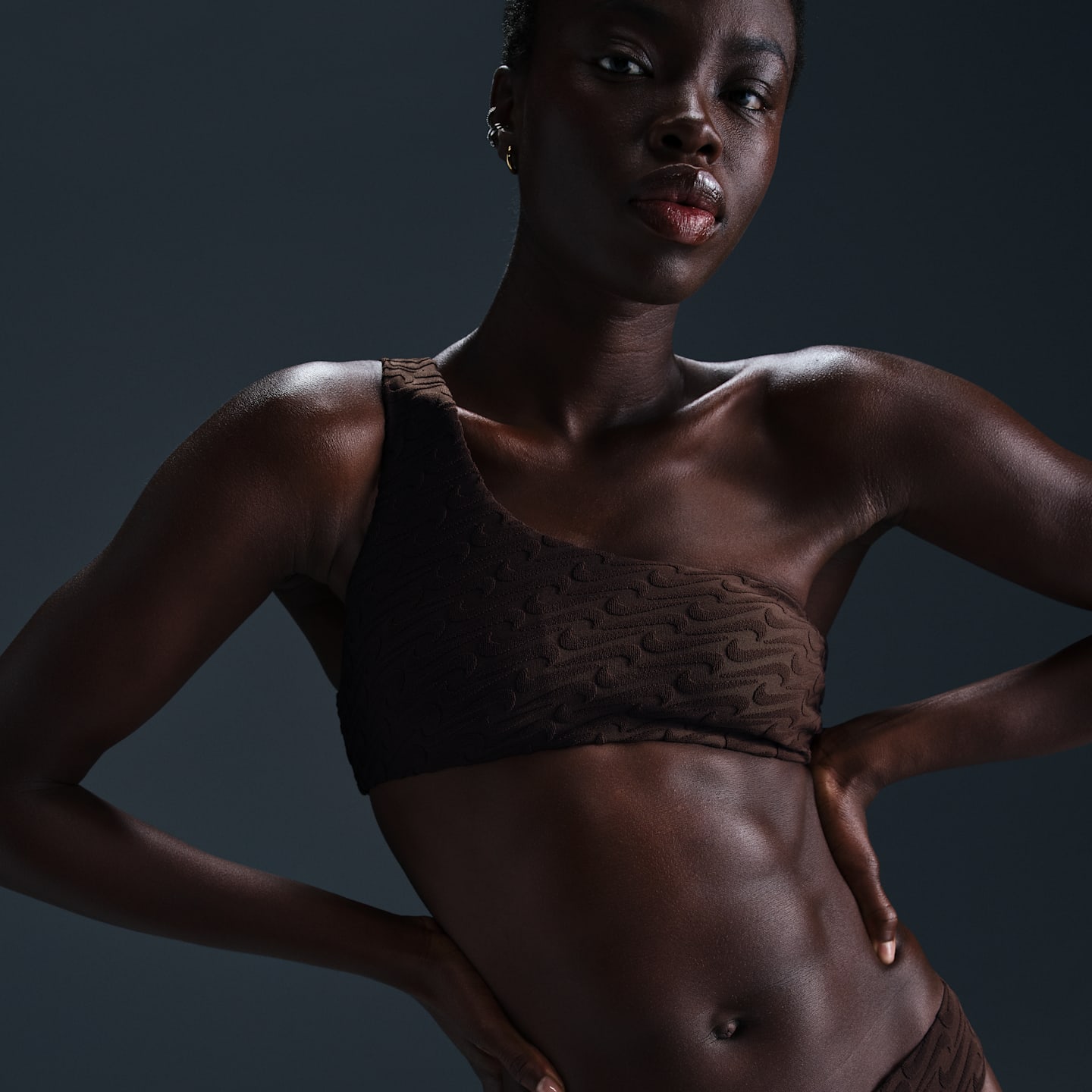 Низ бикини Hipster, махра — Nike, цвет: Коричневый — фото 2
