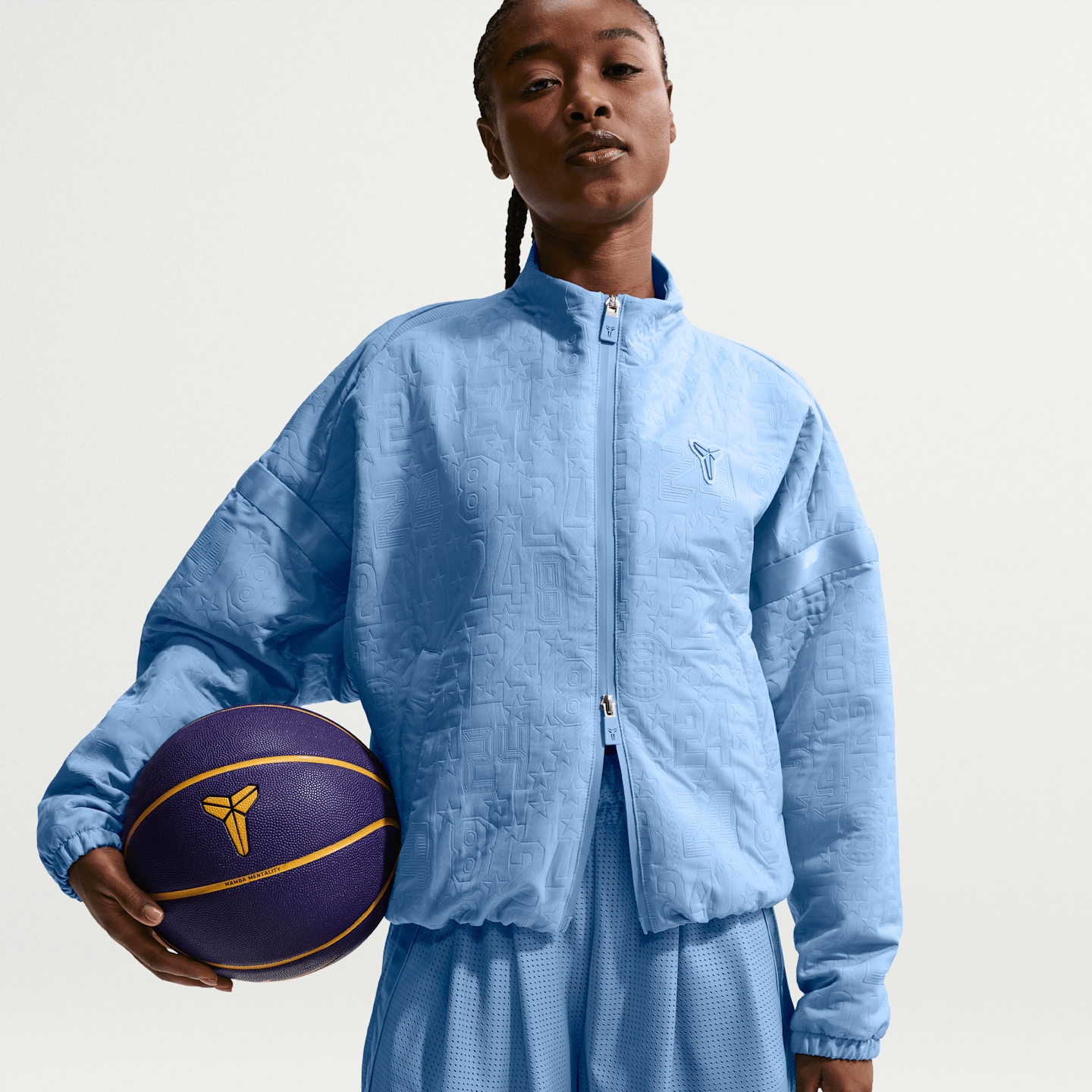 Женская баскетбольная куртка Nike Kobe, цвет: Синий — фото 1