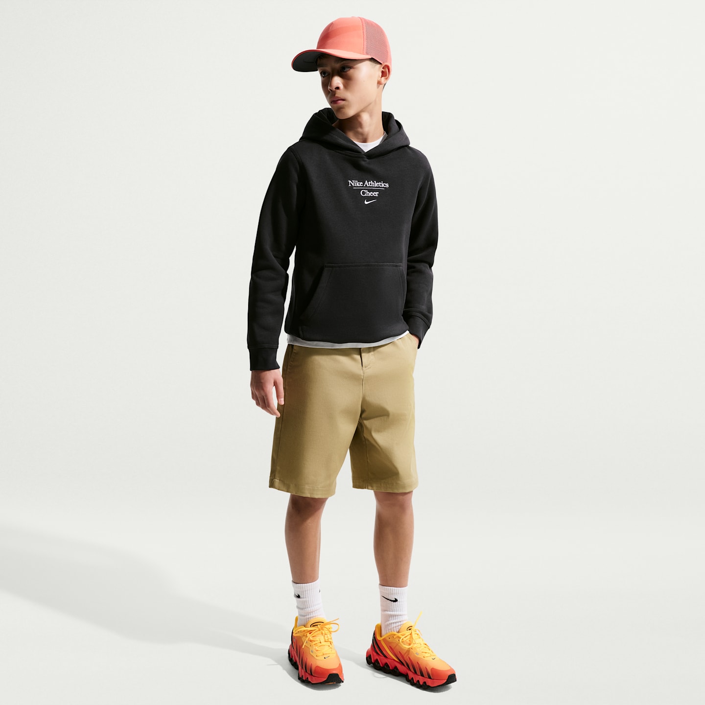 Детское худи Nike для чирлидинга, цвет: Чёрный — фото 4