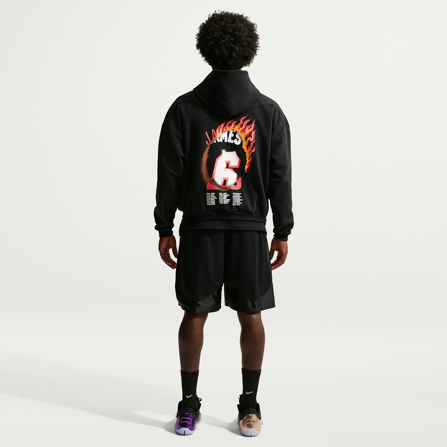 Мужские баскетбольные шорты Nike LeBron Dri-FIT, цвет: Чёрный / Антрацитовый — фото 5