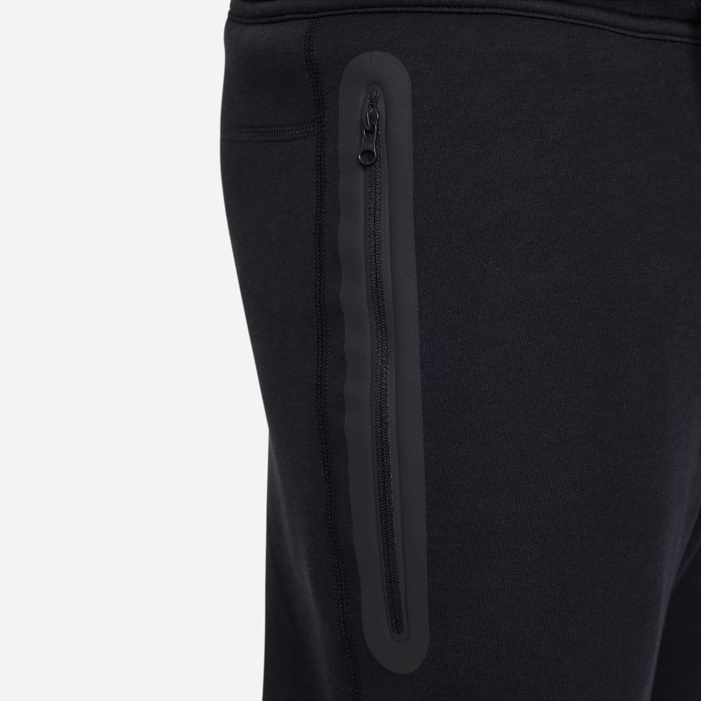 Брюки Nike Sportswear Tech Fleece (Extended Size) для мальчиков, цвет: Чёрный — фото 5