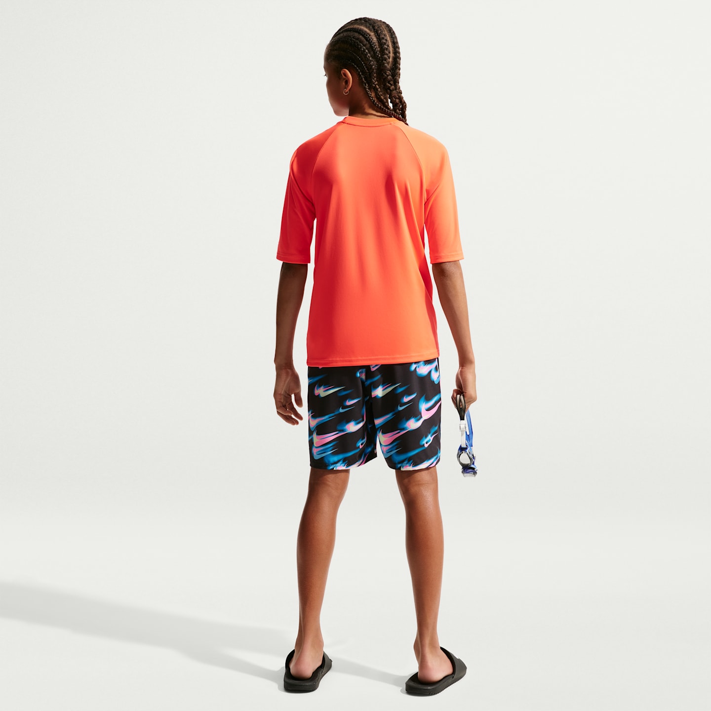 Детские плавательные шорты Nike Swim Breaker для мальчиков, 7", боксеры, цвет: Чёрный — фото 5