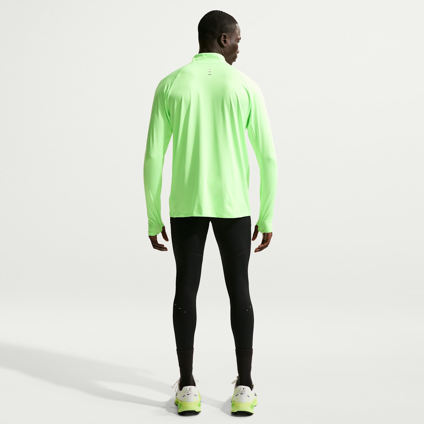 Мужские беговые тайтсы Nike Stride Dri-FIT, цвет: Чёрный — фото 5