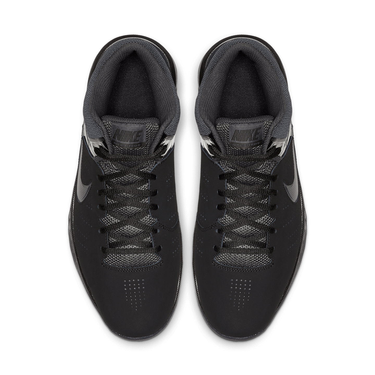 Мужские кроссовки Nike Air Visi Pro VI Nubuck Basketball, цвет: Чёрный / Антрацитовый — фото 4