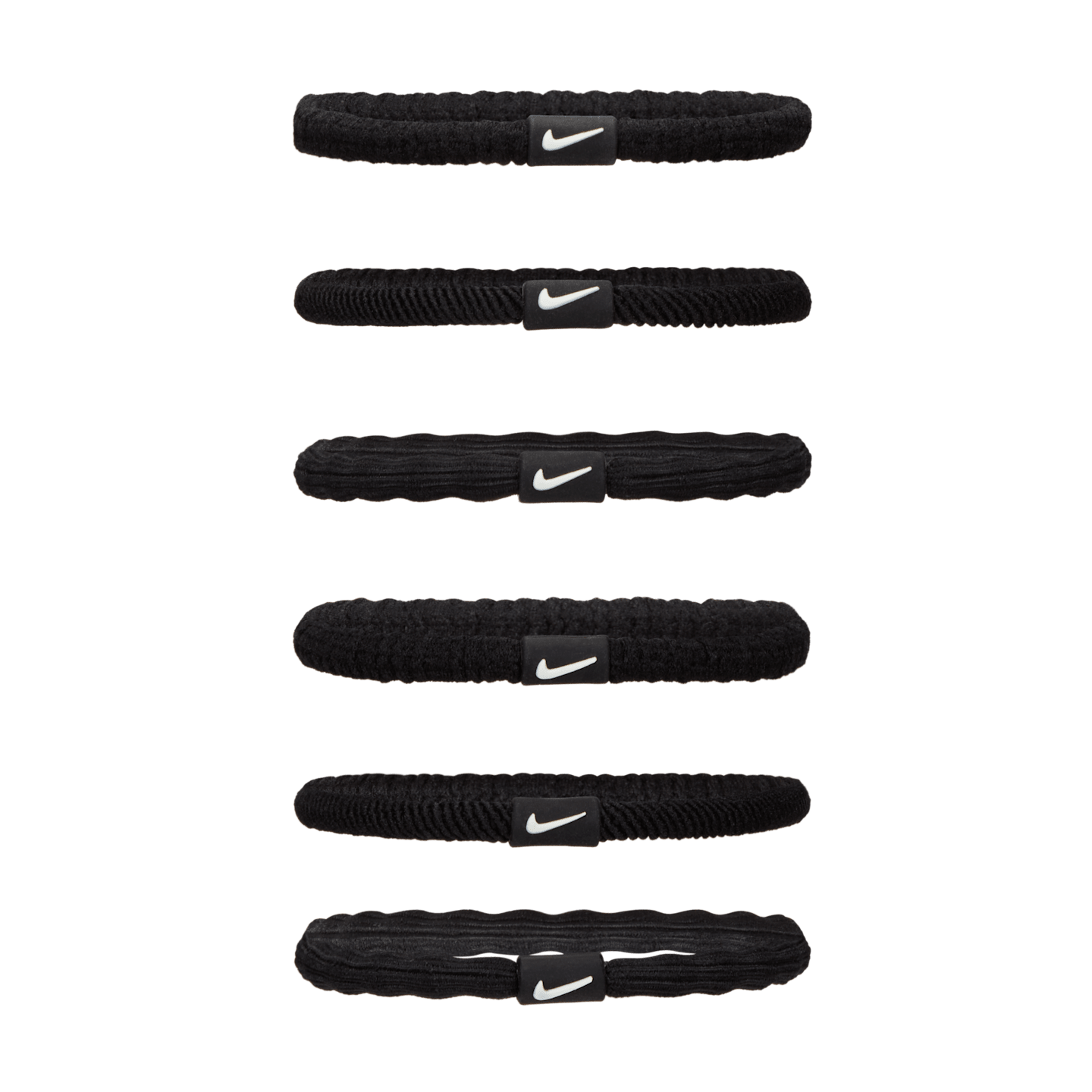 Резинки для волос Nike Flex, 6 шт, цвет: Чёрный — фото 1