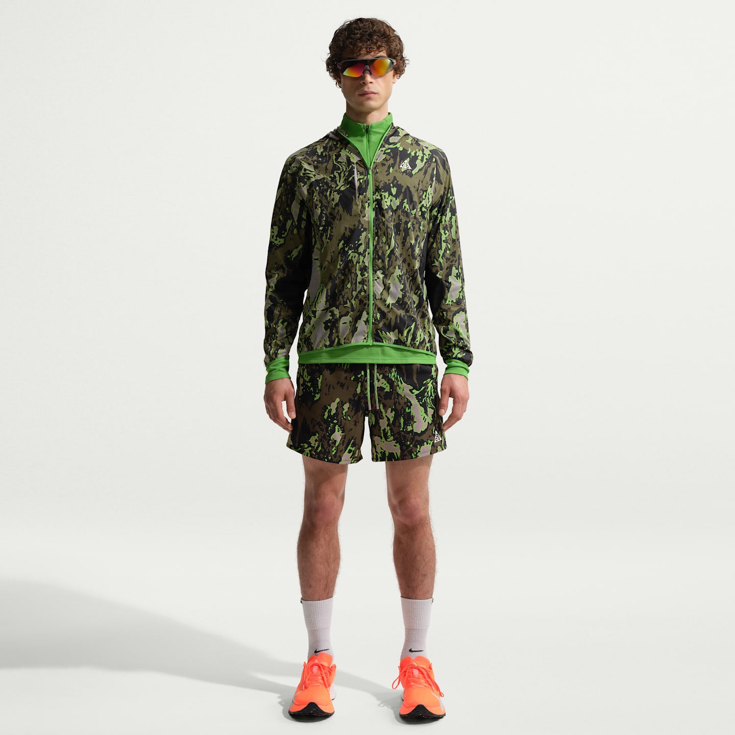 Мужская куртка для трейлраннинга Nike ACG, цвет: Серый / Чёрный — фото 4