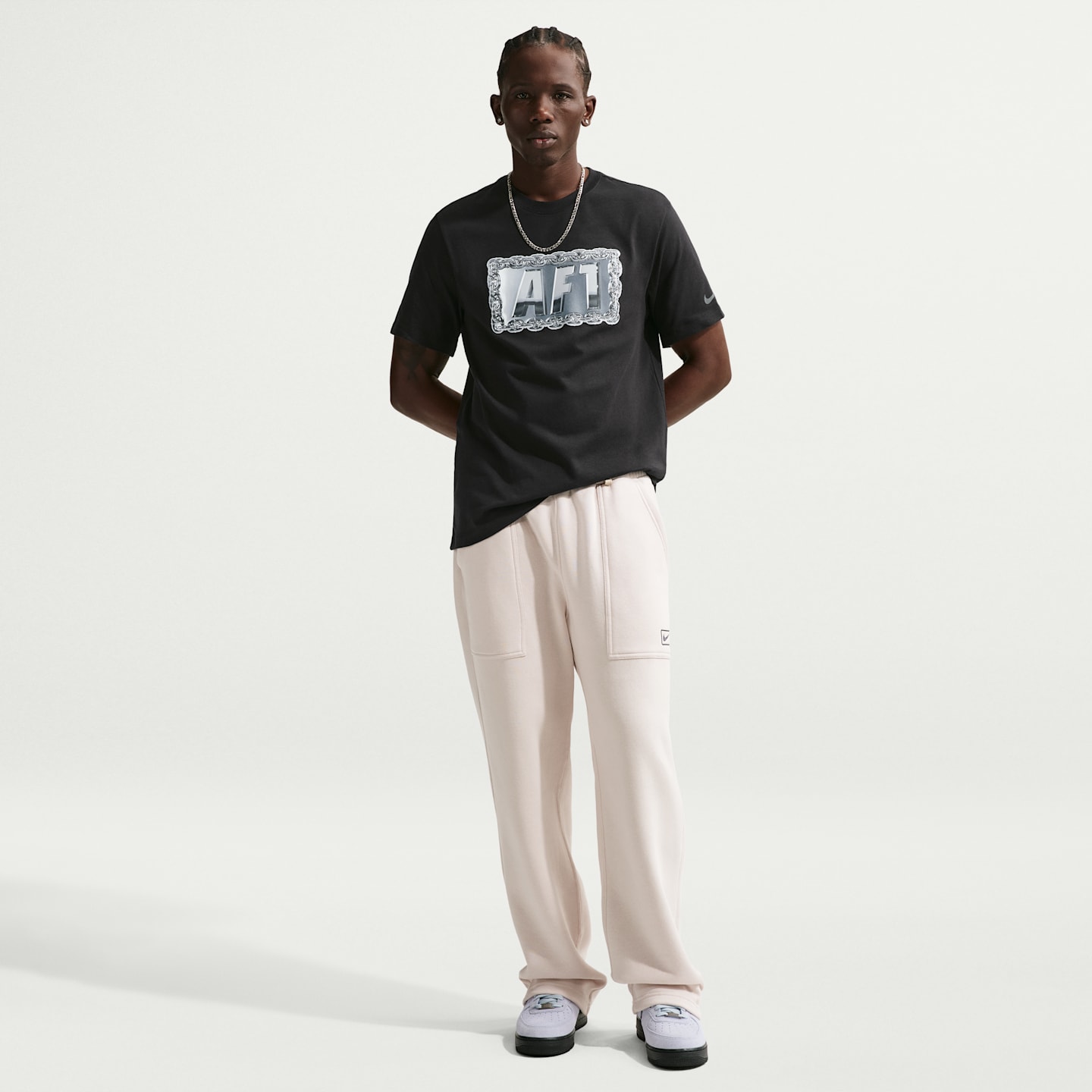 Мужская футболка Nike Sportswear, цвет: Чёрный — фото 4