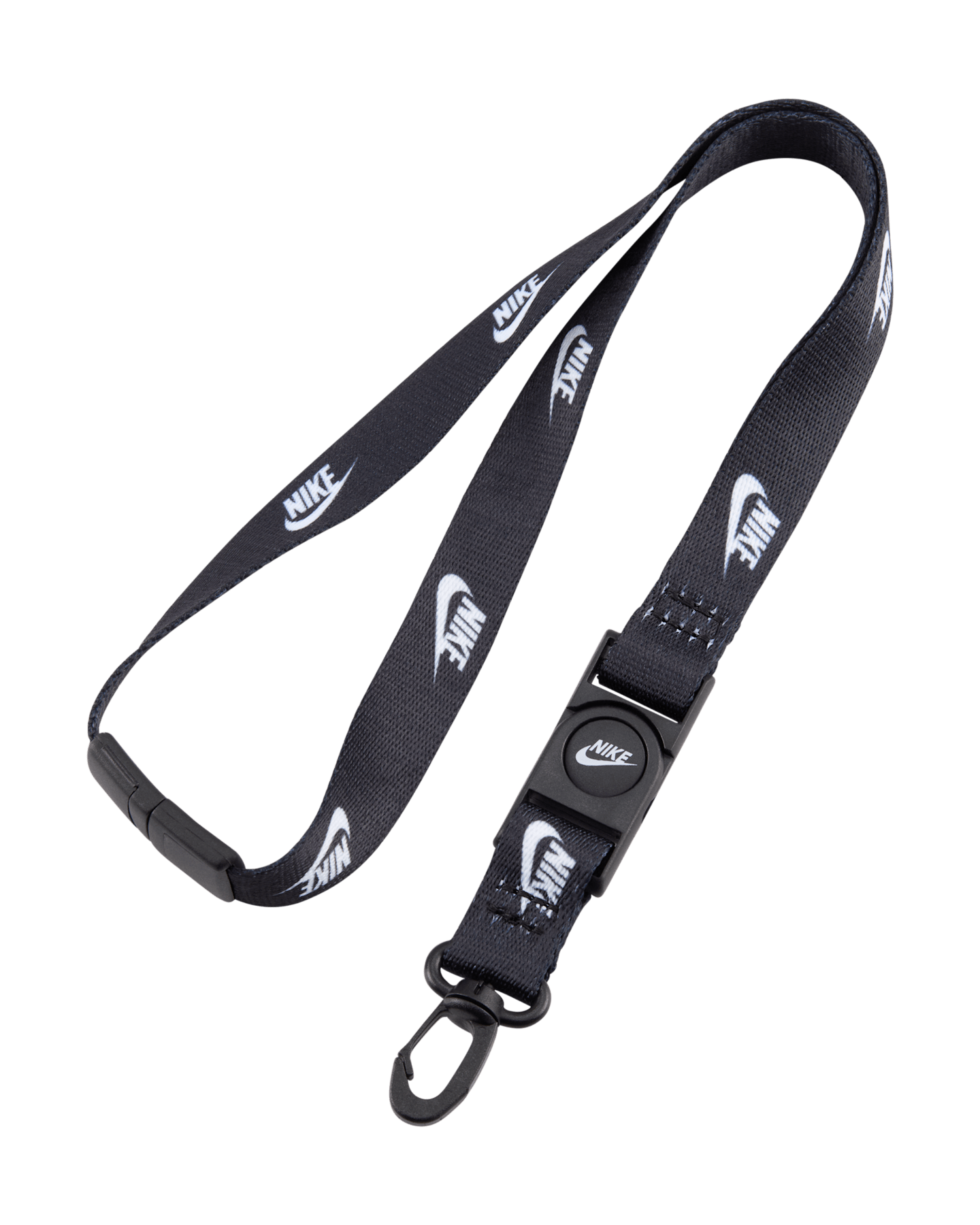 Женские кроссовки Nike Club Lanyard, цвет: Чёрный / Белый — фото 2