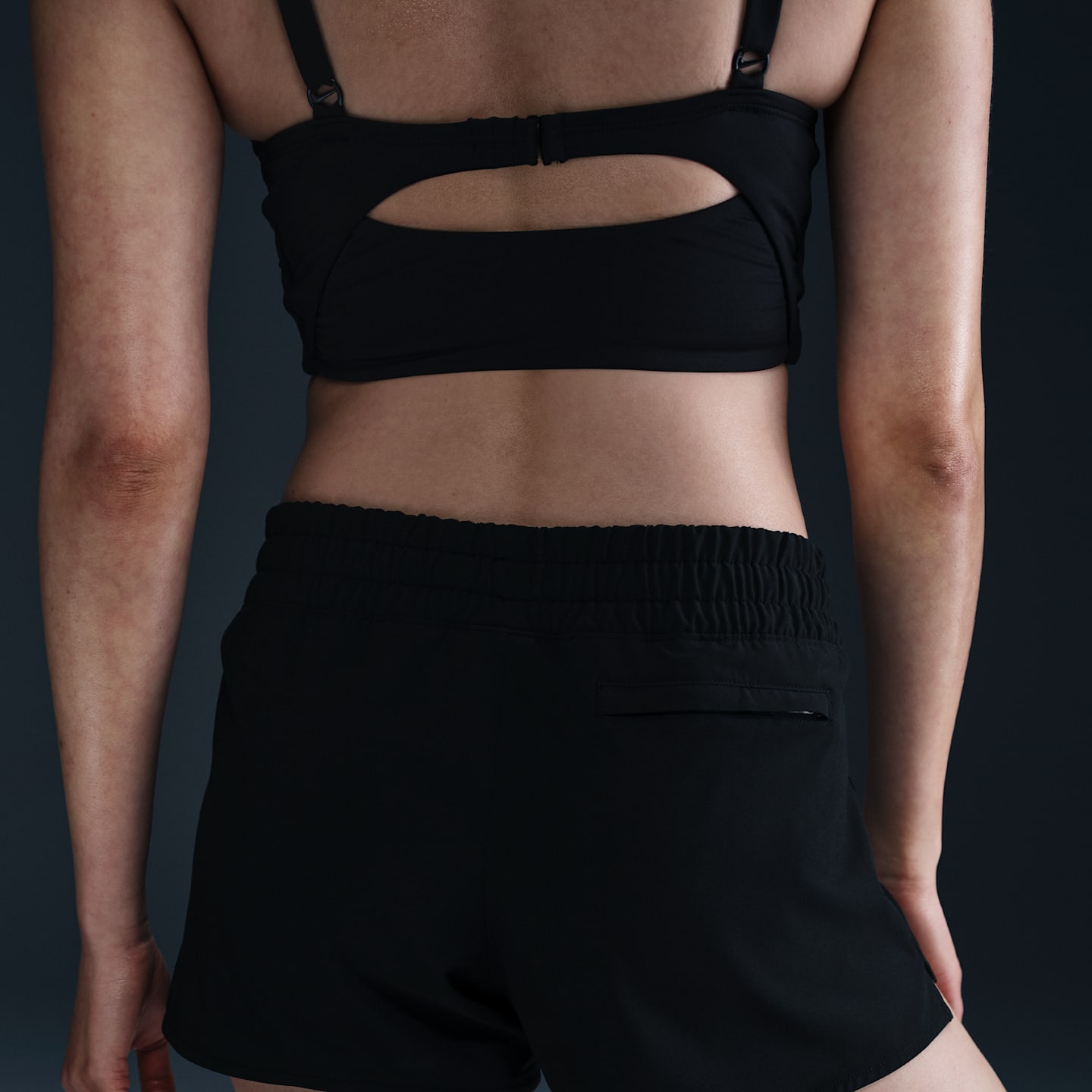 Женские пляжные шорты Nike Swim Breaker, цвет: Чёрный — фото 3