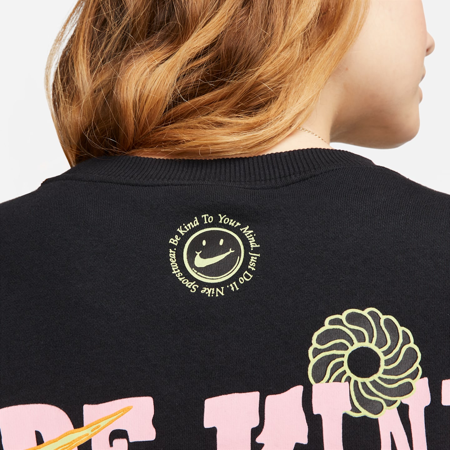 Женская толстовка Nike Sportswear Phoenix Fleece Oversized, цвет: Чёрный — фото 4