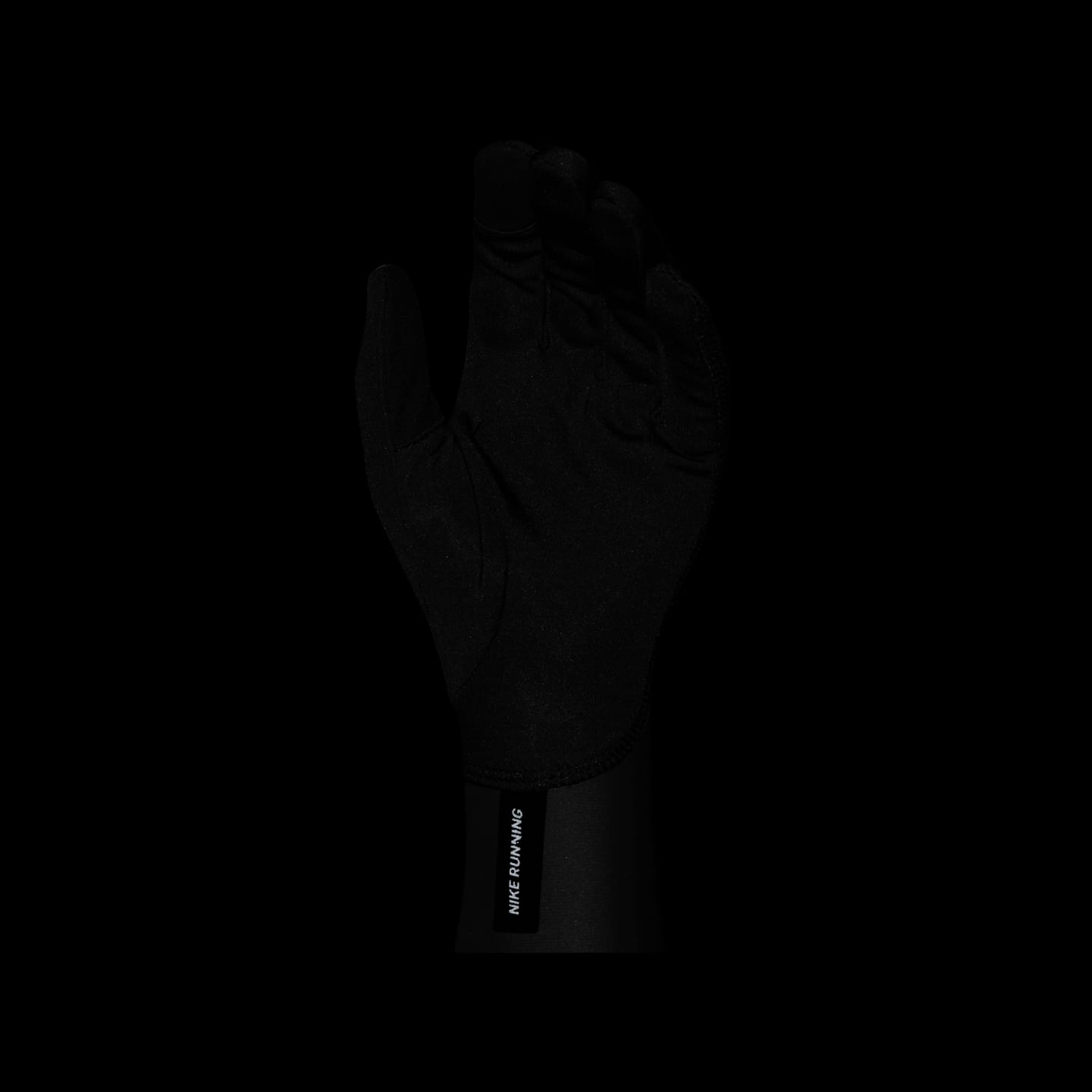 Женские беговые перчатки Nike Pacer Therma-FIT средней плотности, цвет: Чёрный — фото 4