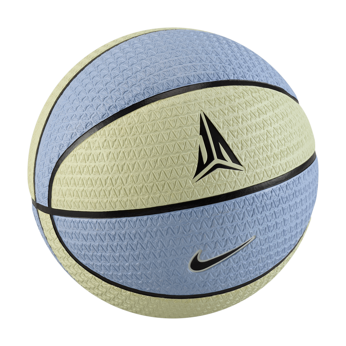 Мяч Nike Ja Playground 8P Basketball для детей, цвет: Кислотно-жёлтый / Кобальтовый — фото 1