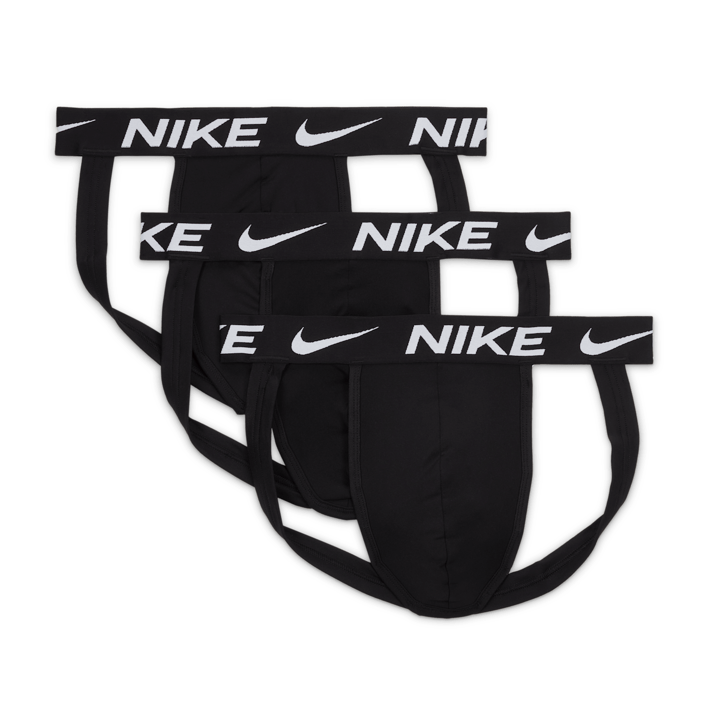 Трусы Essential Micro Jock для мужчин, 3 шт. — Nike, цвет: Чёрный — фото 4