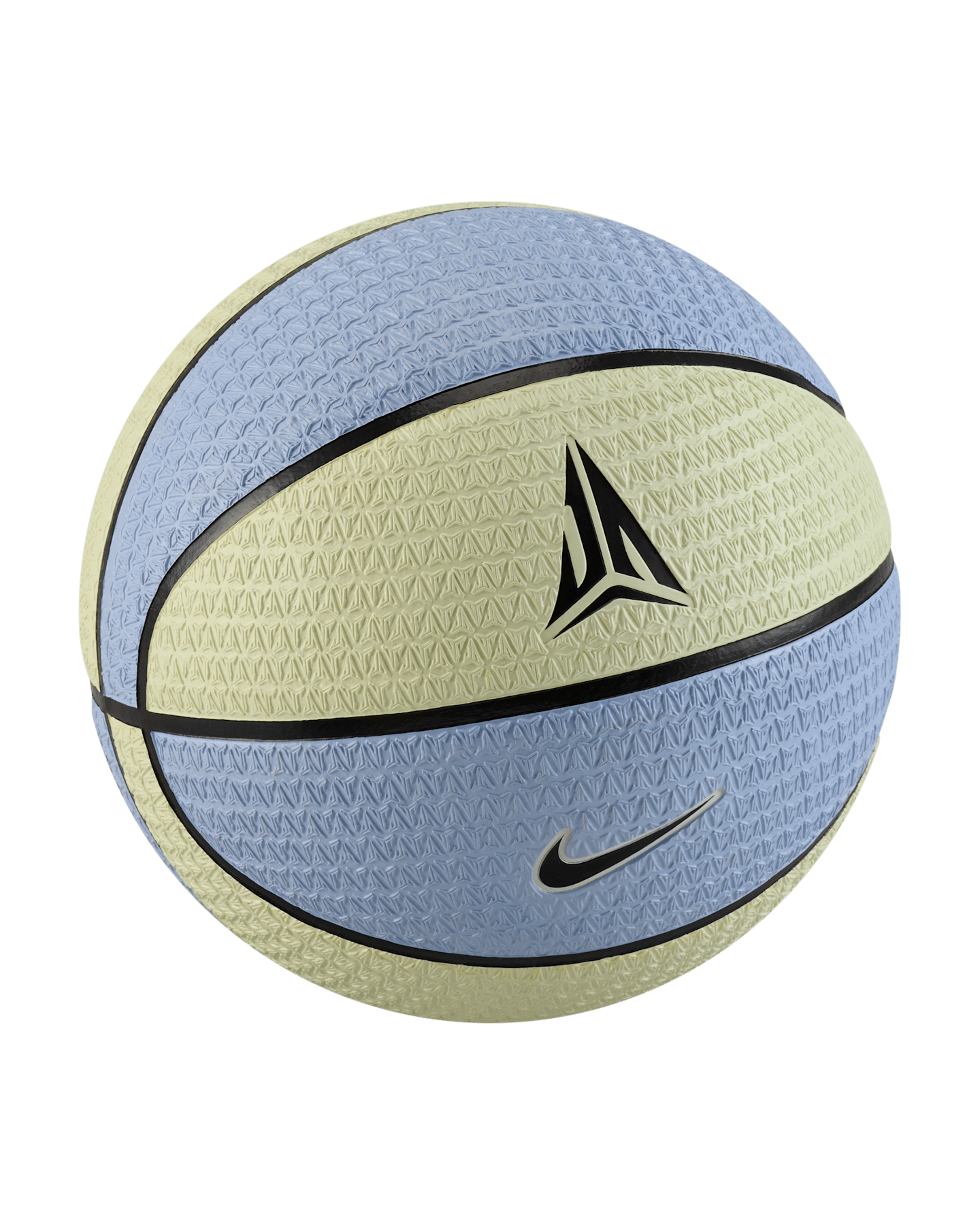 Мяч Nike Ja Playground 8P Basketball для детей, цвет: Кислотно-жёлтый / Кобальтовый — фото 3