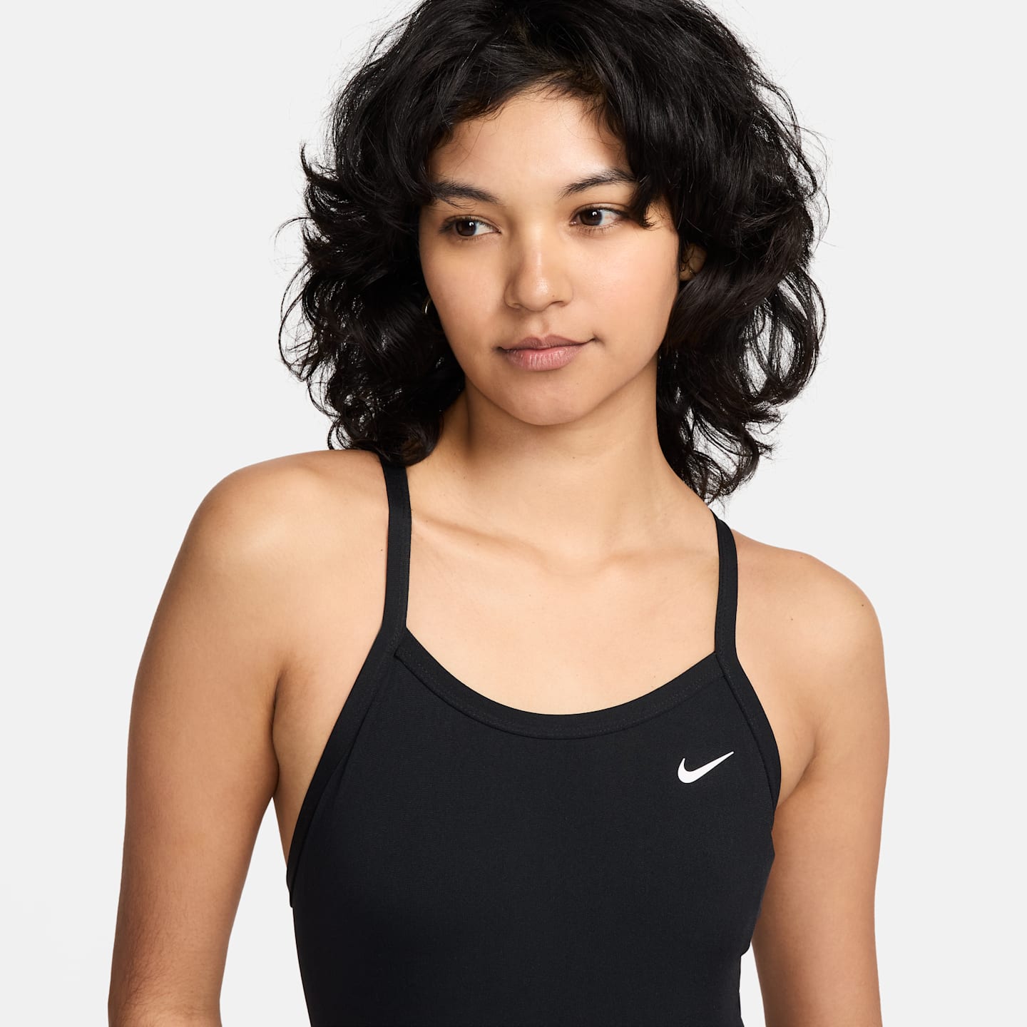 Купальник Essential, борцовская спина — Nike, цвет: Чёрный — фото 3