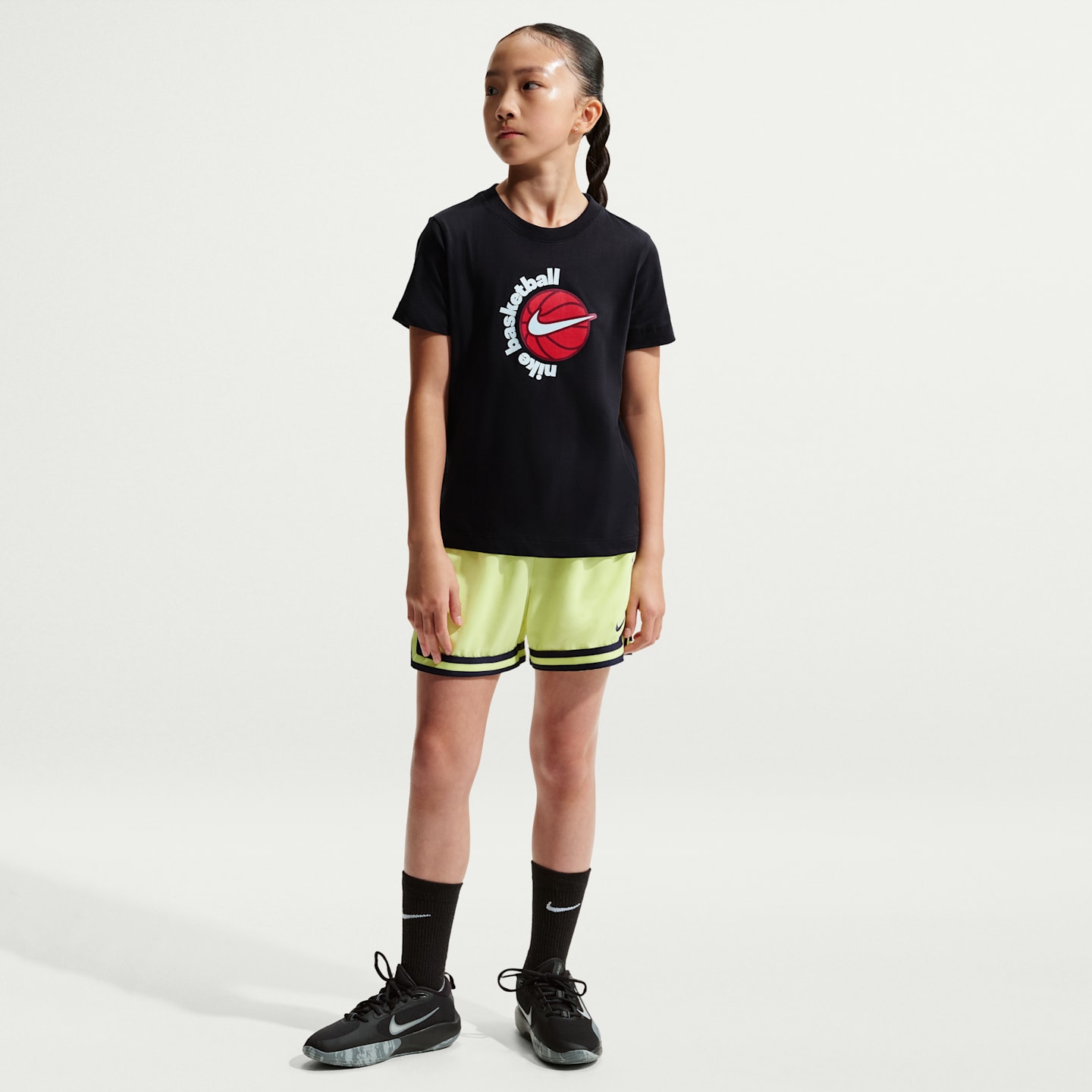 Детская баскетбольная футболка Nike, цвет: Чёрный — фото 6