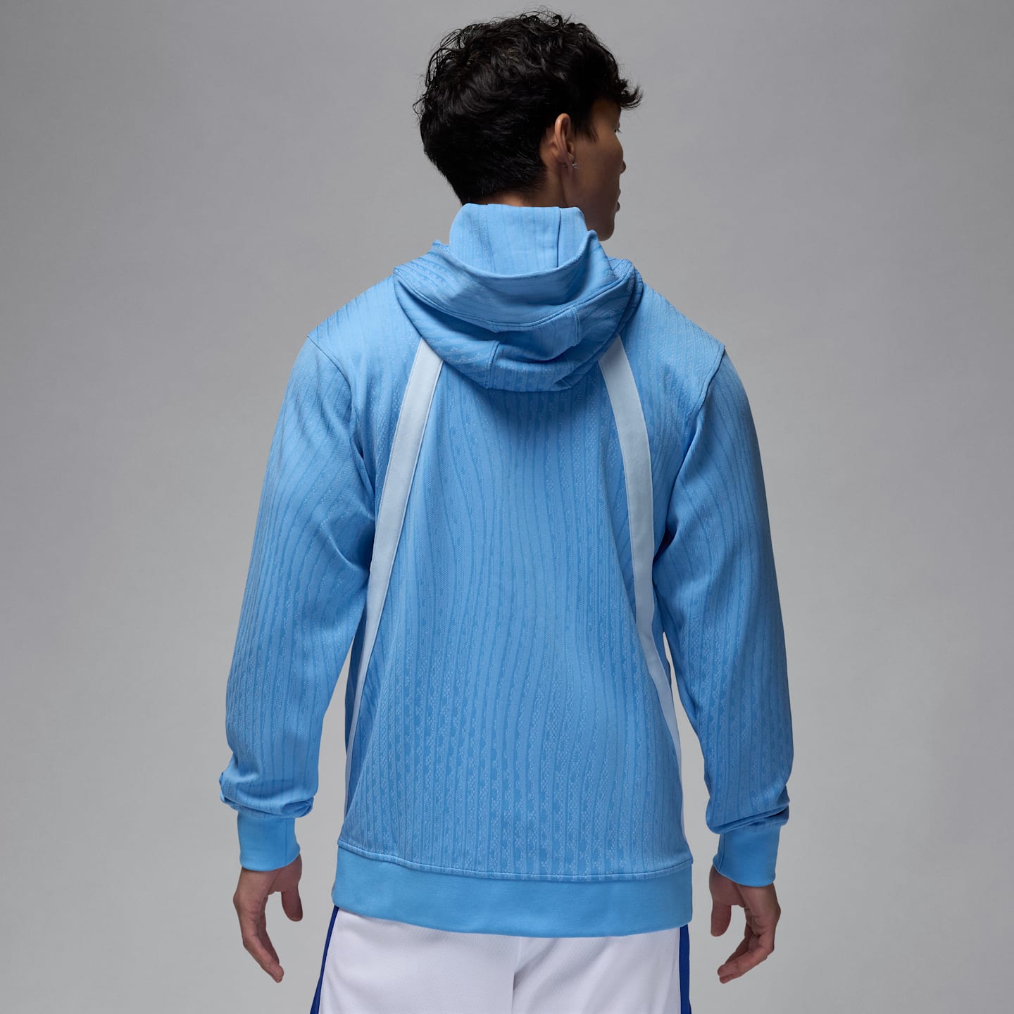 Мужская баскетбольная куртка Jordan France Dri-FIT ADV, цвет: Синий / Обсидиановый — фото 2