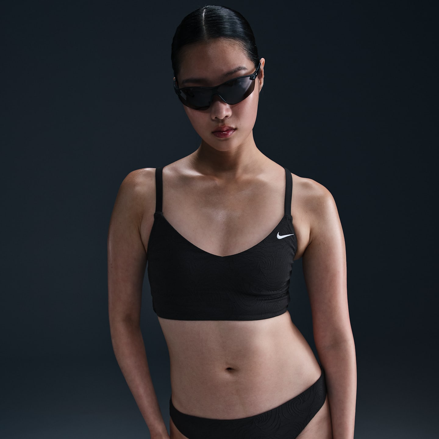 Низ бикини Hipster — Nike, цвет: Чёрный — фото 2