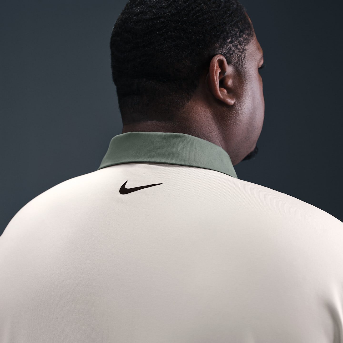 Мужское поло Nike Tour Dri-FIT Golf Polo, цвет: Коричневый / Глиняный зелёный — фото 7