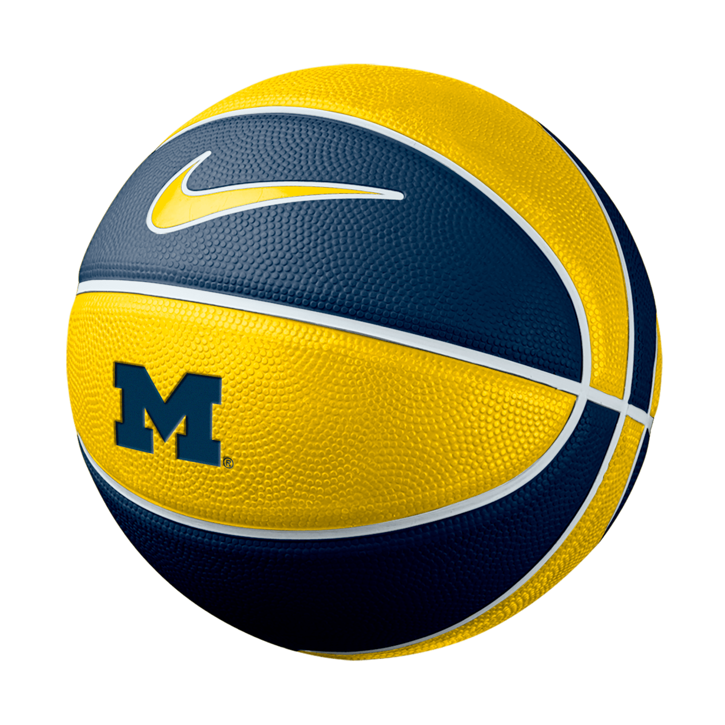 Мячи Nike College Mini (Michigan) Basketball, цвет: Amarillo — фото 1