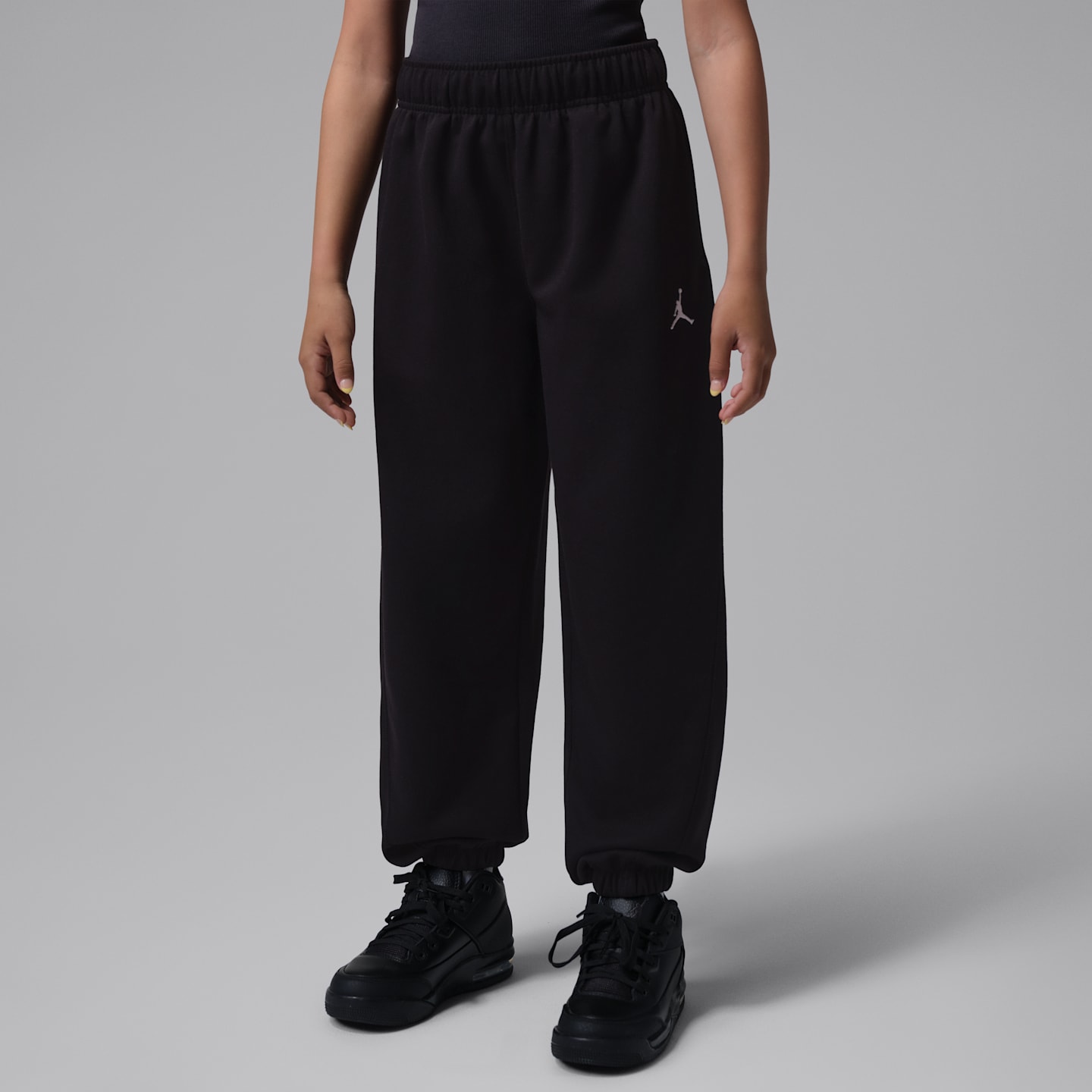 Детские трикотажные спортивные брюки Jordan Dri-FIT Perform, цвет: Чёрный — фото 1