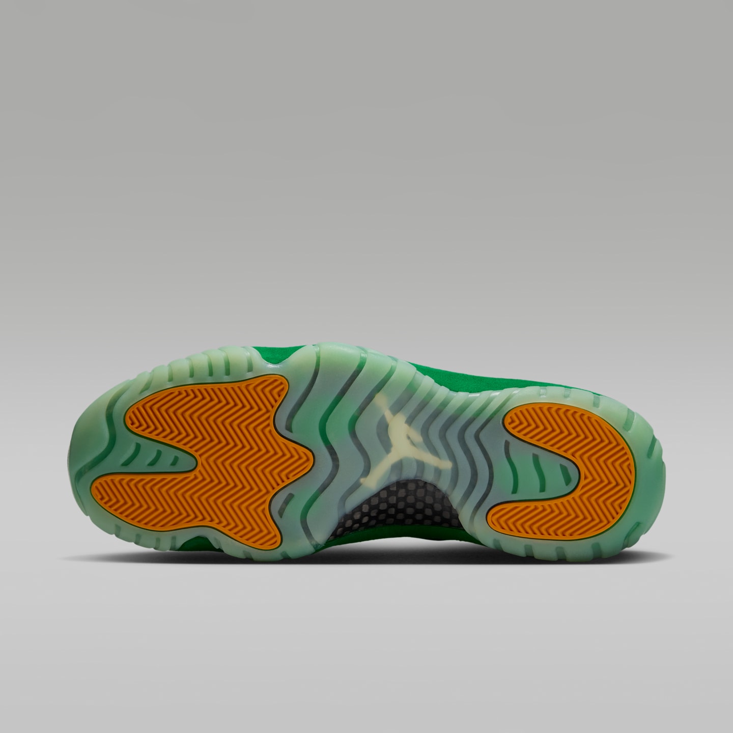 Детские кроссовки Air Jordan 11 Retro "Green Screen", цвет: Разноцветный / Зелёный, вариант 1 — фото 3