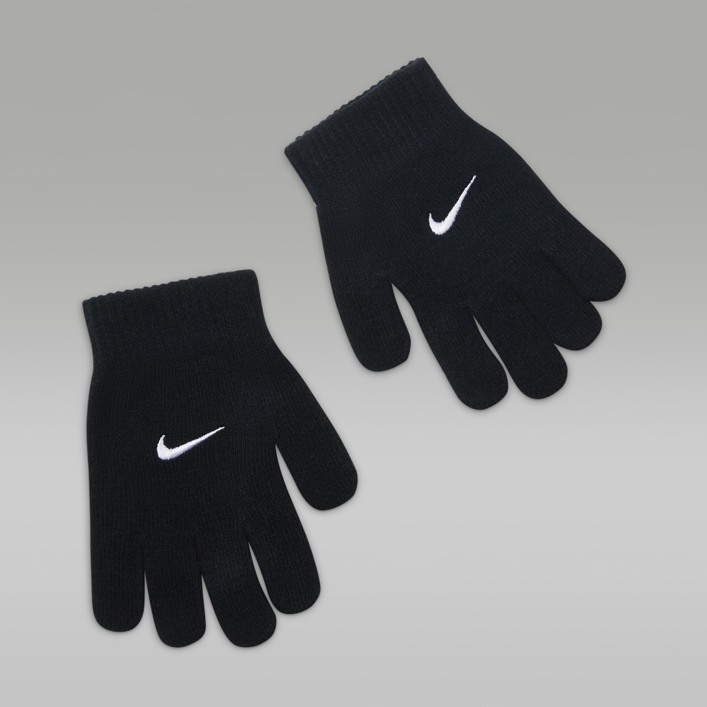 Детский набор Nike Swoosh Repeat из двух шапок, цвет: Чёрный — фото 3