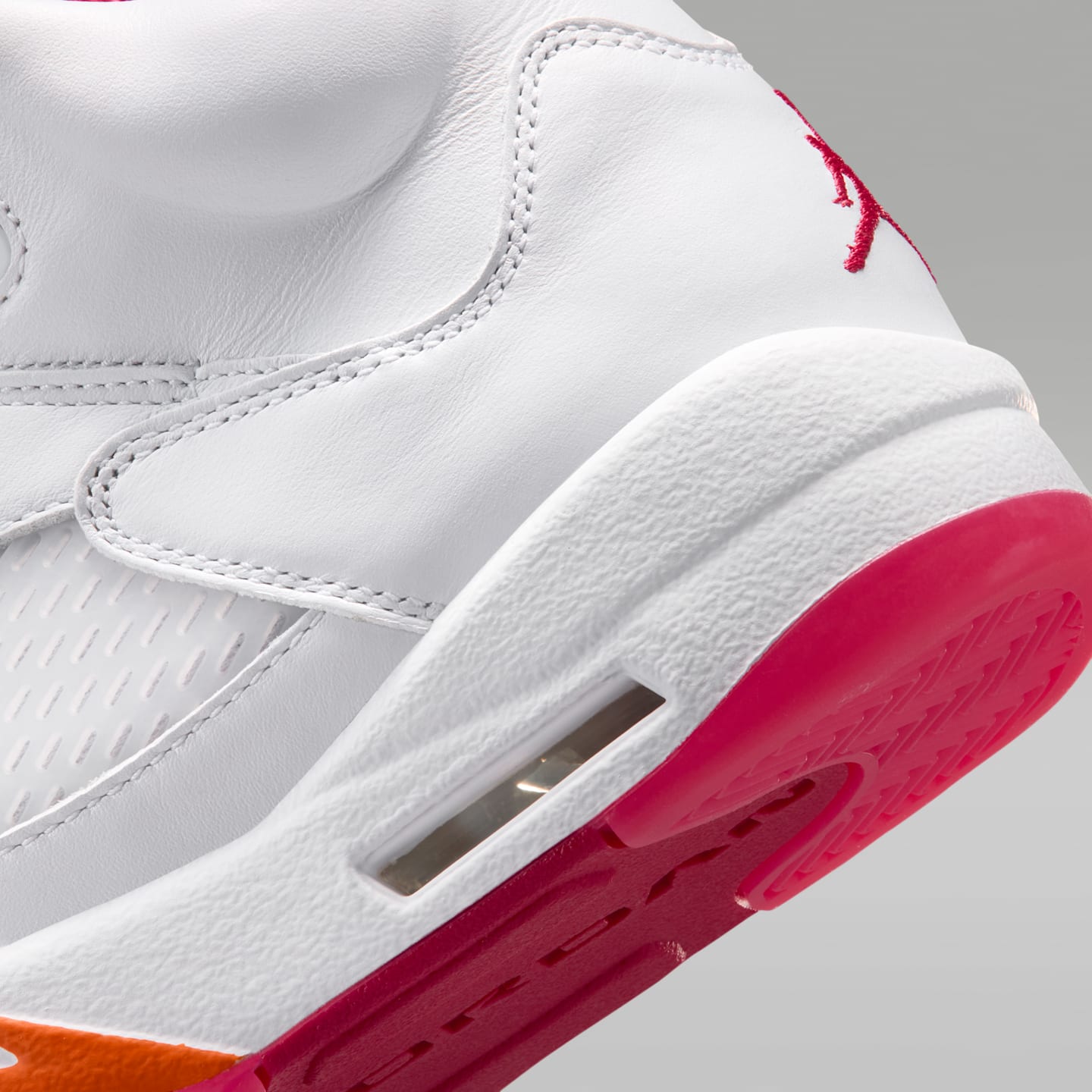 Женские кроссовки Air Jordan 5 Retro "Sunset" Shoes, цвет: Белый / Красный — фото 8