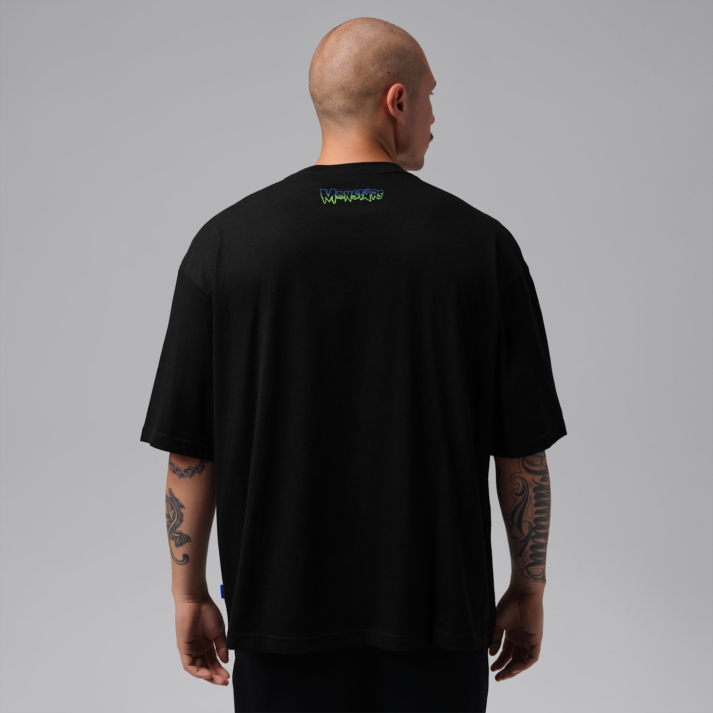 Мужская футболка Jordan Sport Space Jam Crew-Neck, цвет: Чёрный — фото 2