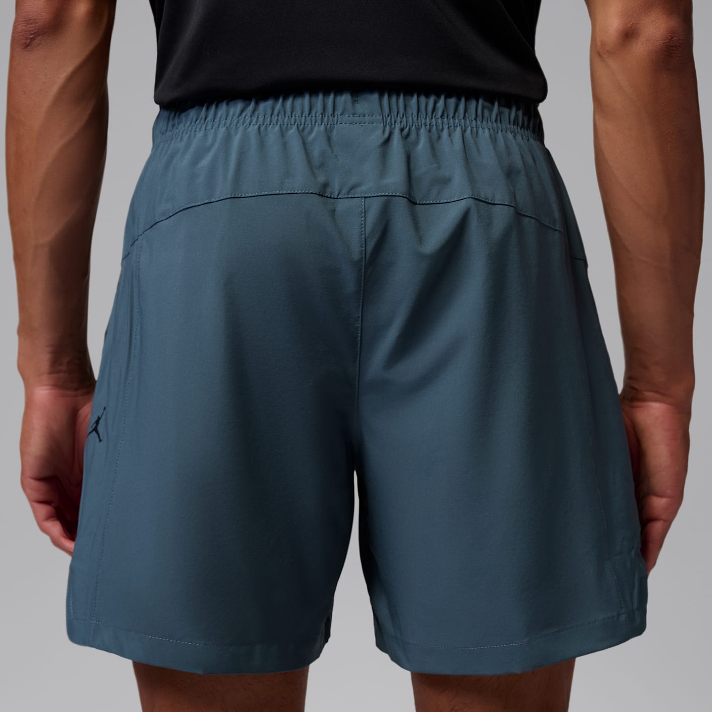 Мужские шорты Jordan Sport Flightweight Dri-FIT, цвет: Пепельный зелёный / Чёрный — фото 3