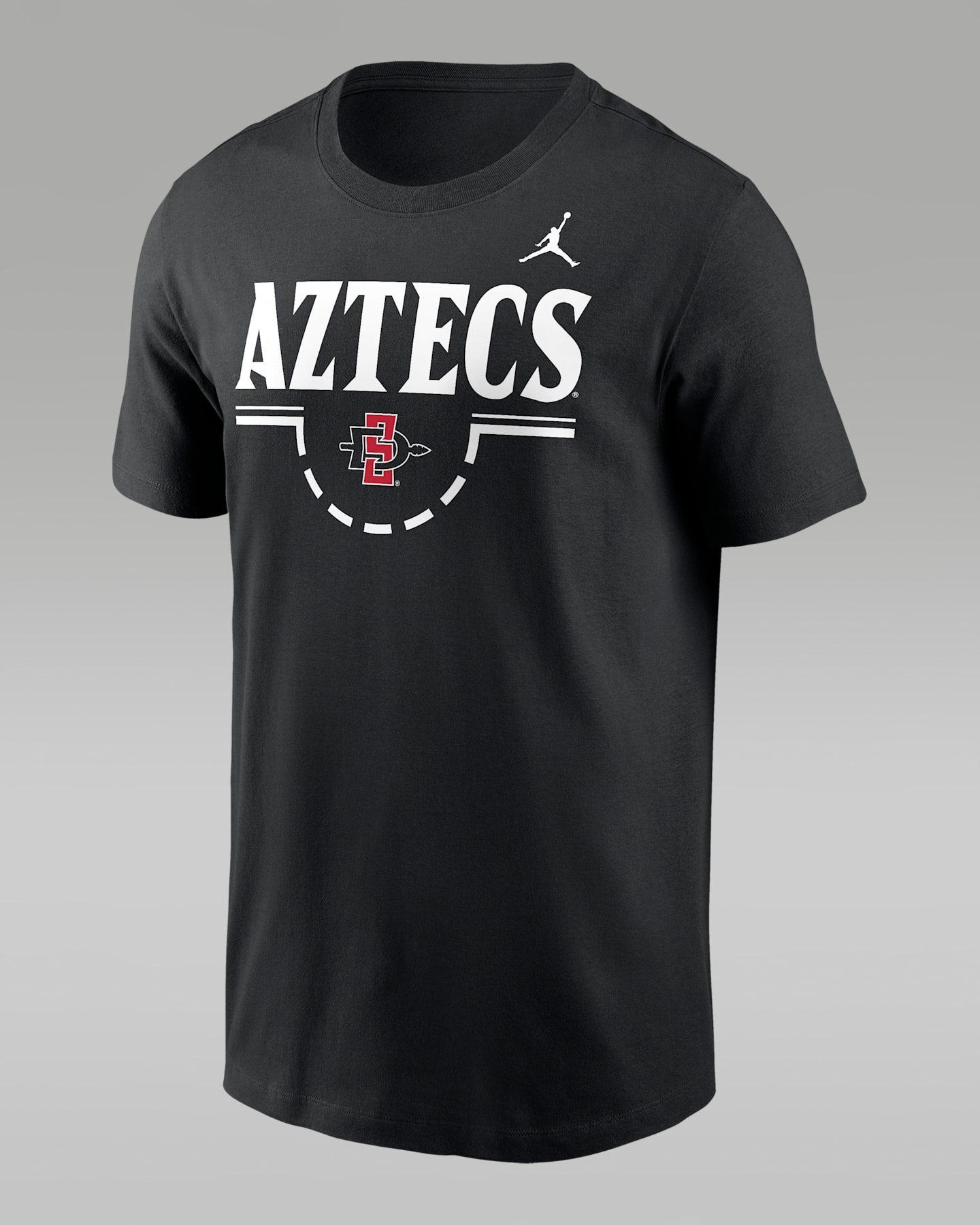 Мужская футболка Jordan San Diego State Basketball Legend Dri-FIT College, цвет: Чёрный — фото 2