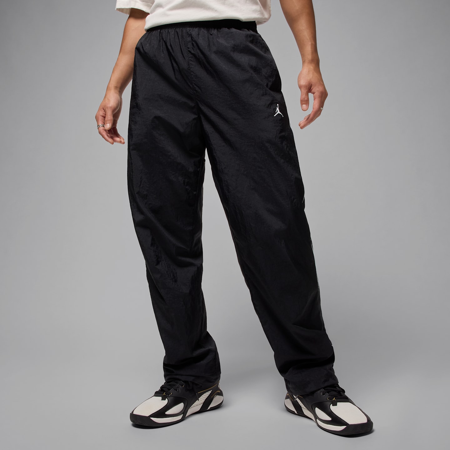 Мужские брюки Jordan Sport Classic, цвет: Чёрный / Белый — фото 1