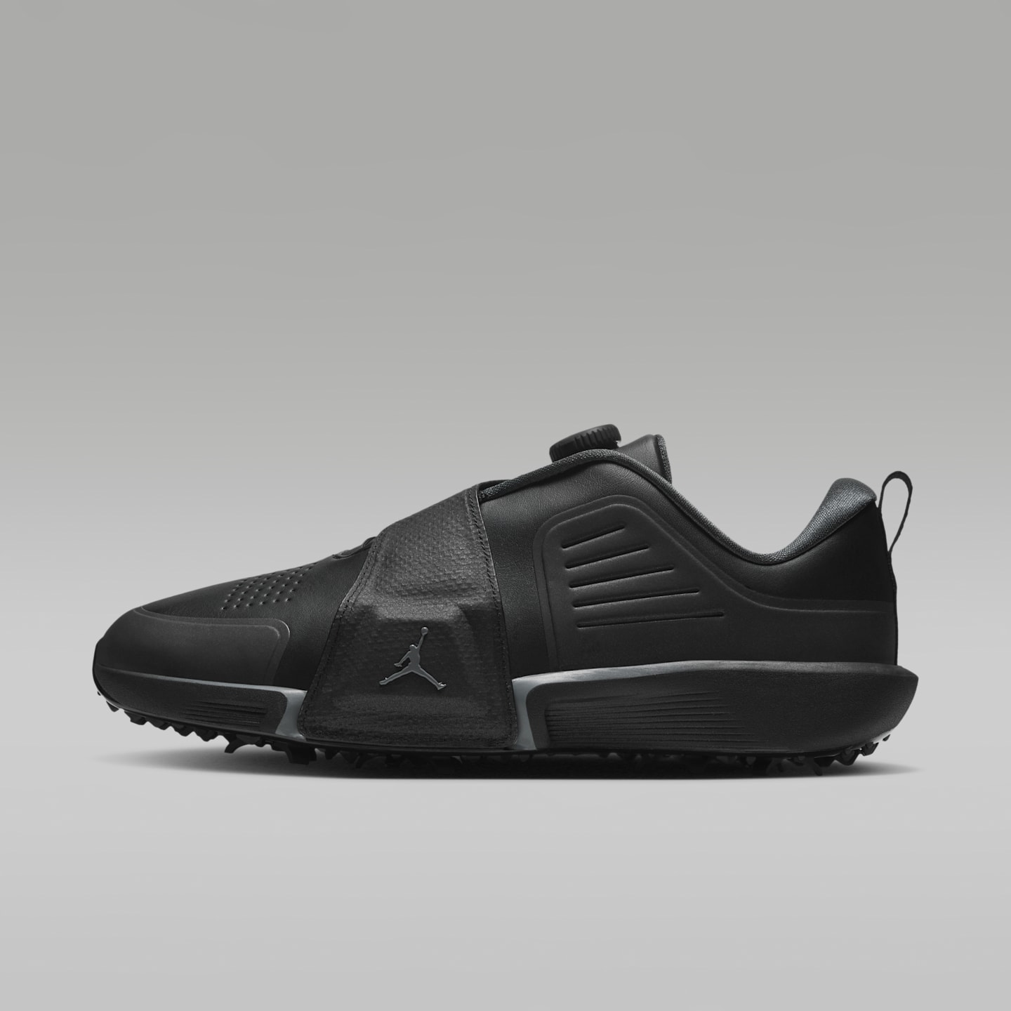 Мужские кроссовки Jordan Air Rev Golf, цвет: Чёрный / Антрацитовый — фото 1