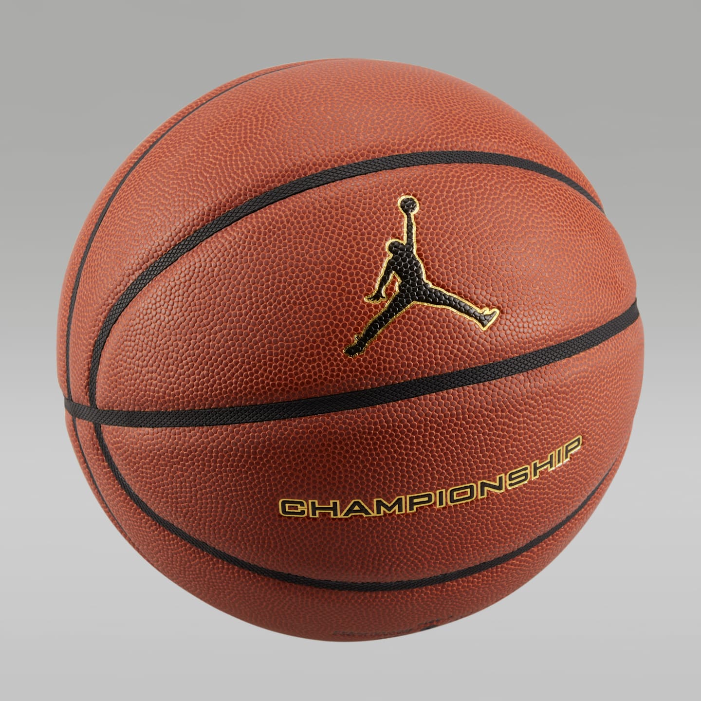 Мяч Jordan Championship Basketball для детей, цвет: Янтарный / Чёрный — фото 2