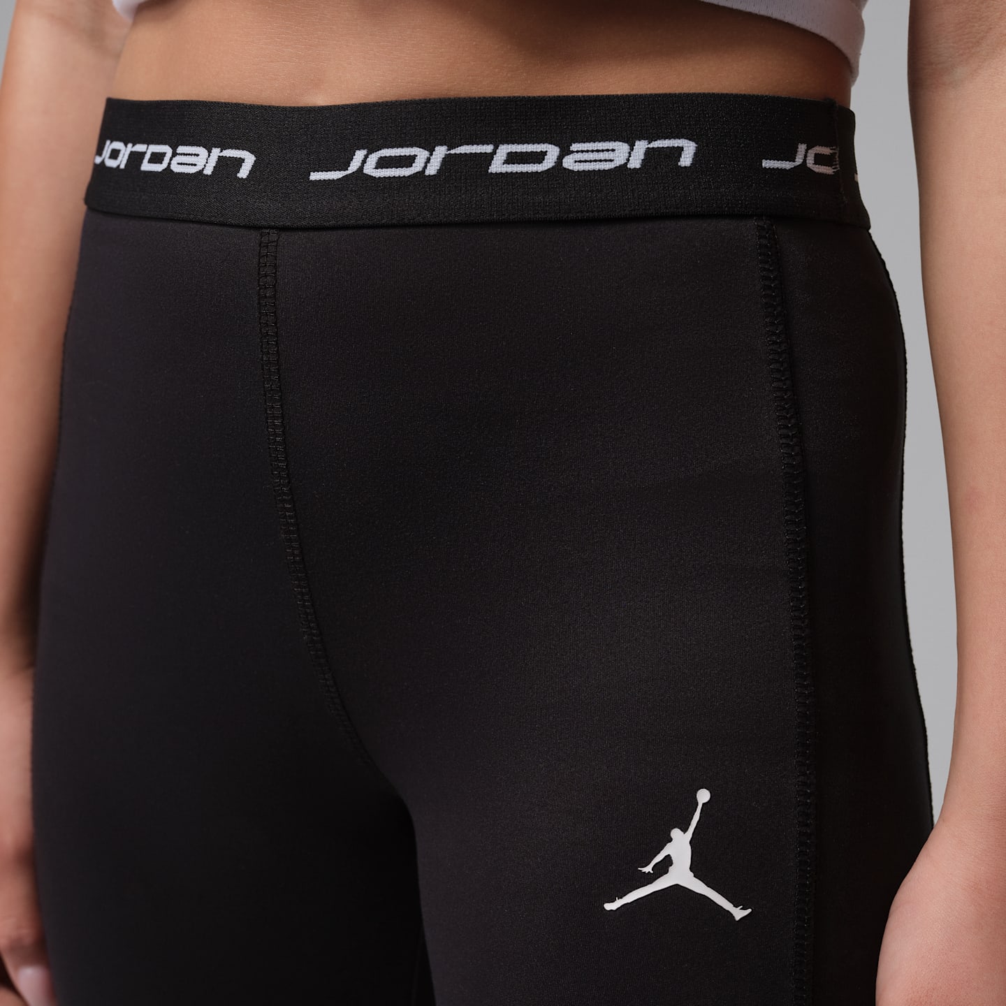Детские леггинсы Jordan Sport Dri-FIT, цвет: Чёрный — фото 3