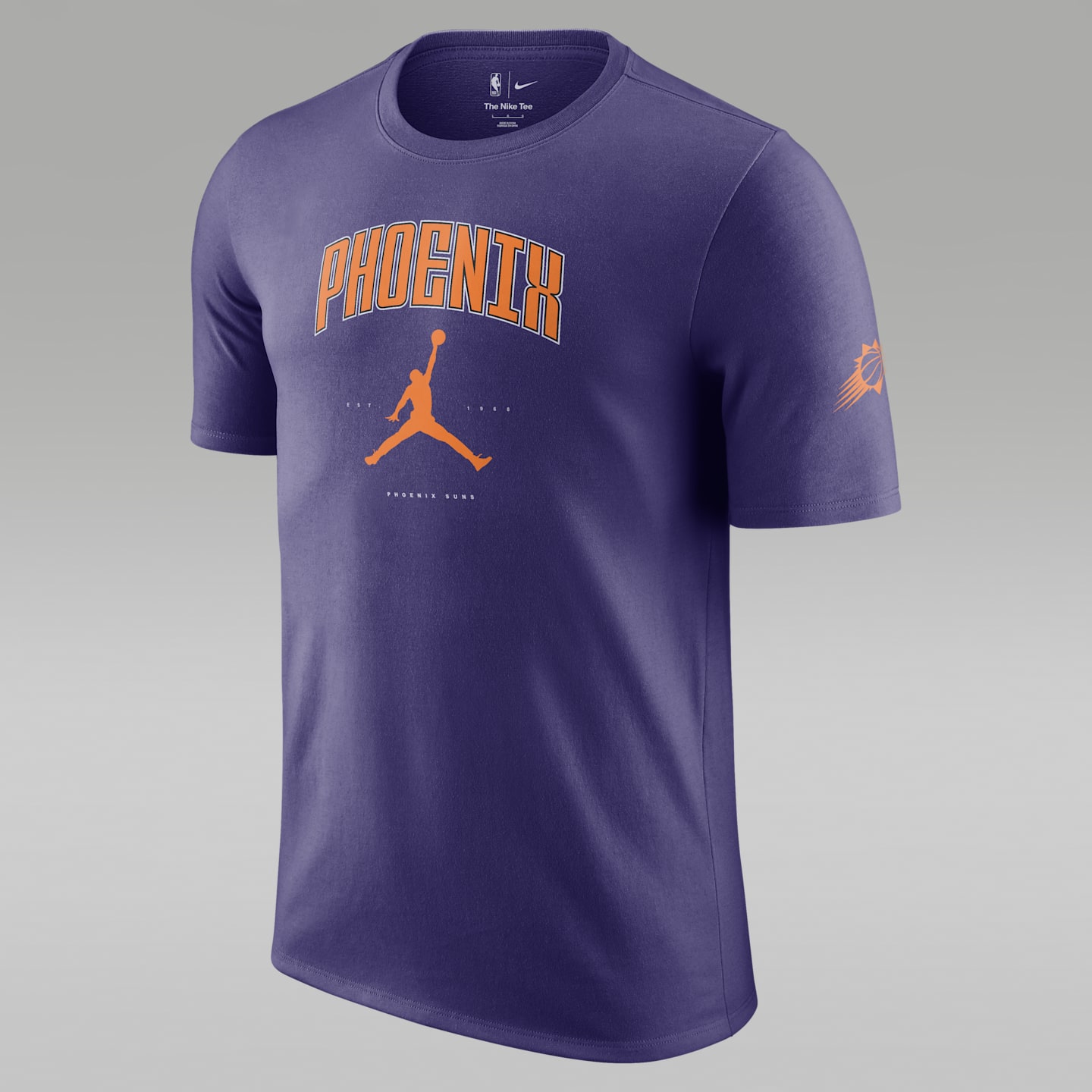 Мужская футболка Jordan Phoenix Suns Essential NBA, цвет: Орхидея — фото 1