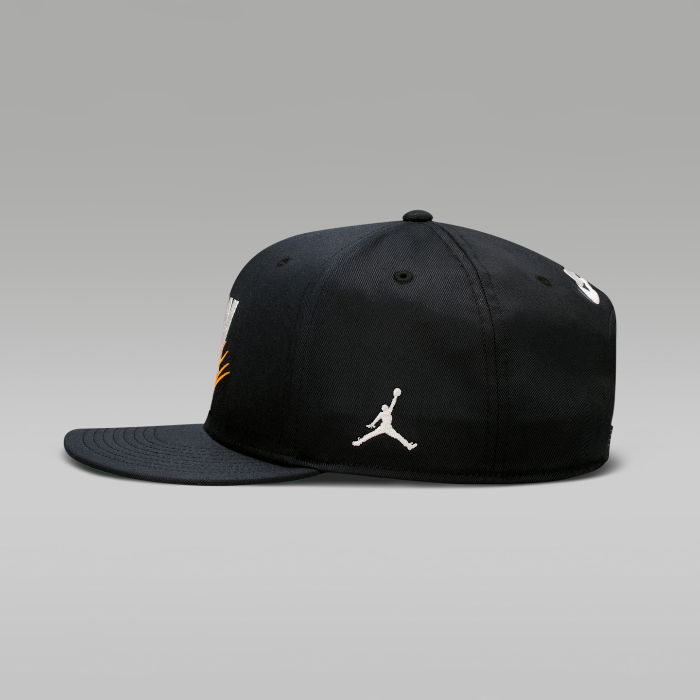 Кепка Jordan Essentials Pro Structured с прямым козырьком, цвет: Чёрный / Зелёный — фото 5